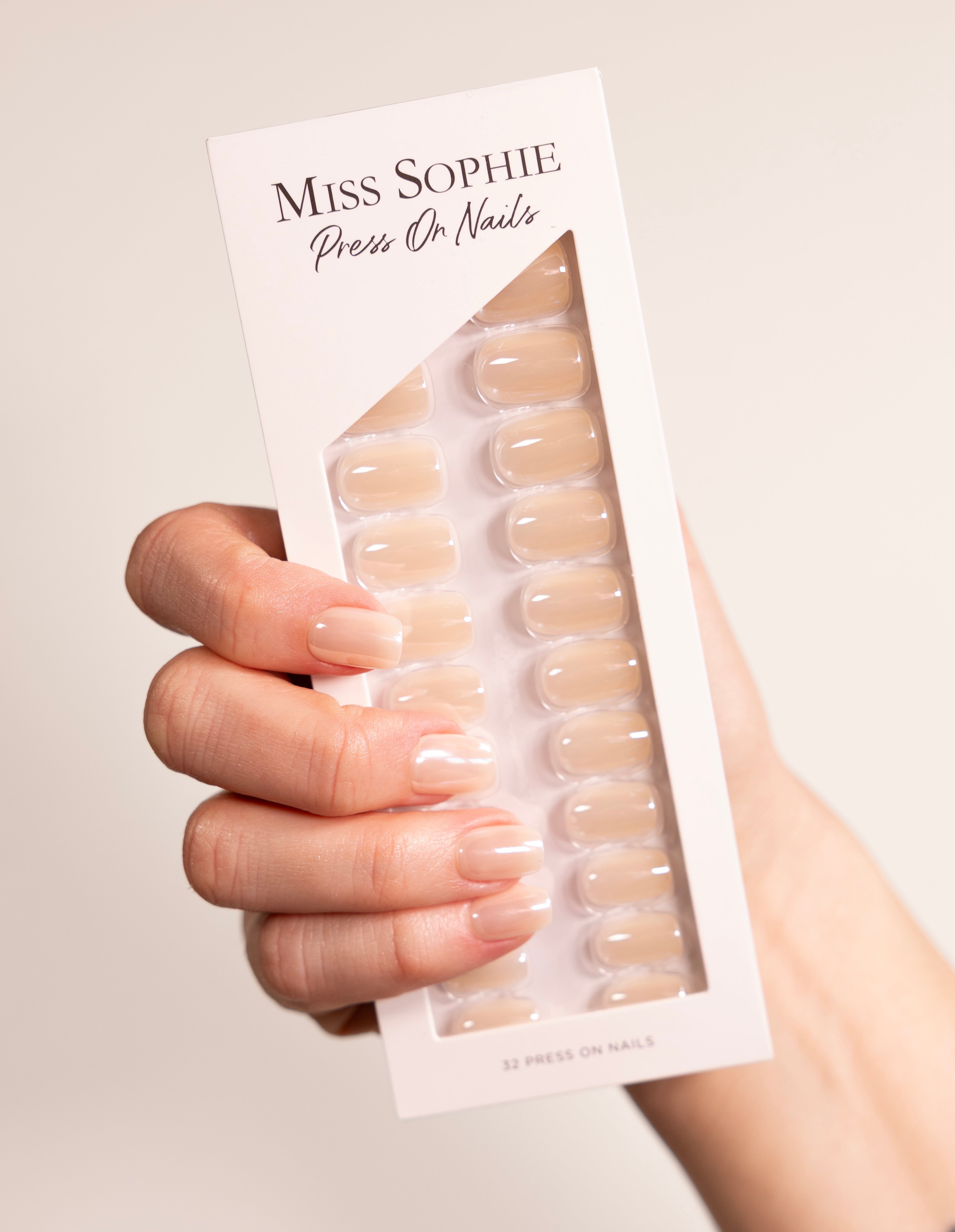 miss-sophie-s-glazed-donut-press-on-nails-short-square-k-nstliche-fingern-gel-mi image 2