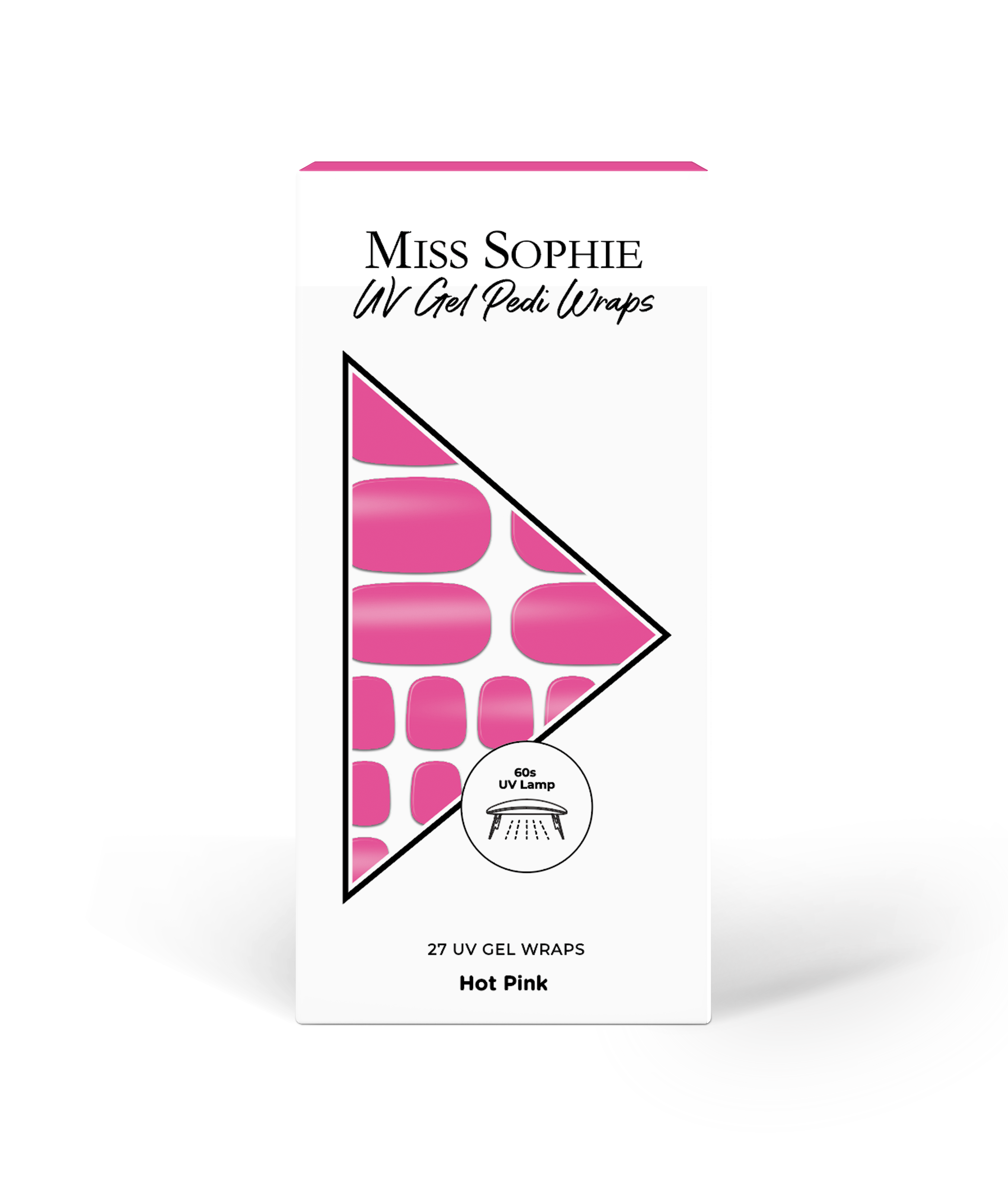 miss-sophie-s-hot-pink-uv-pedicure-neon-pink-uv-gel-nagelfolien-f-r-zehenn-gel-2 image 5