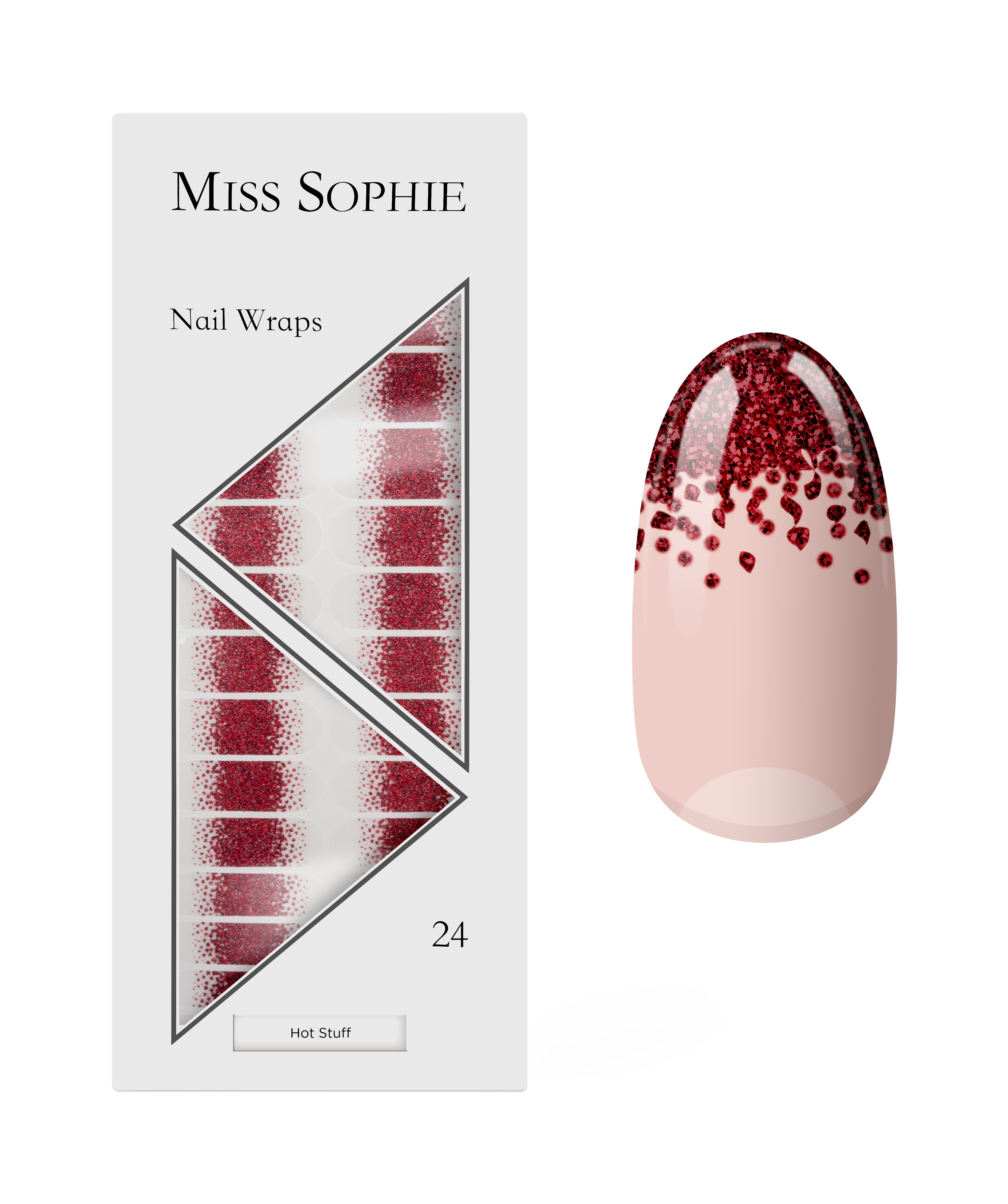 miss-sophie-s-hot-stuff-nagelfolien-funkelnde-glitzer-nail-wraps-aus-der-french- image 1