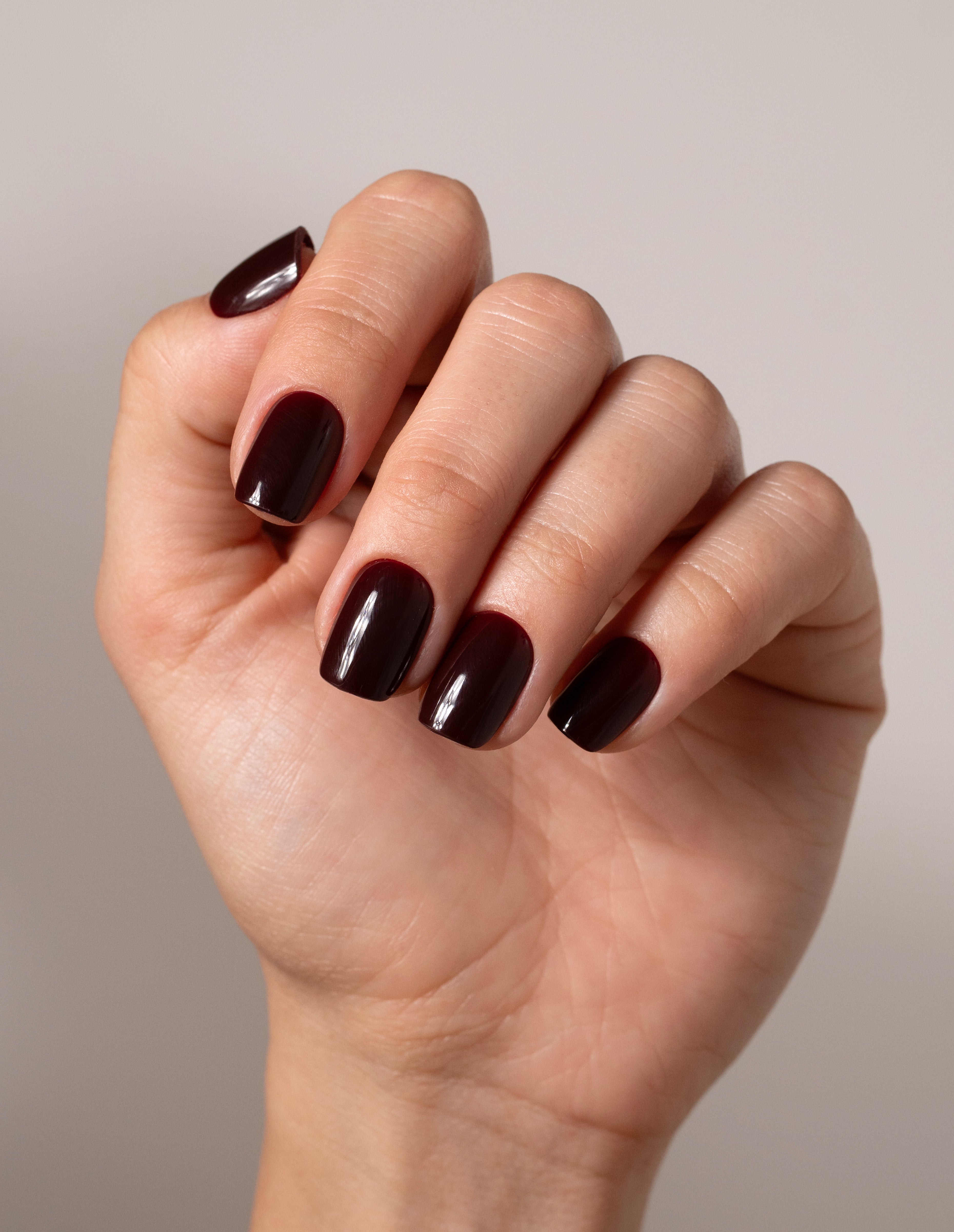 miss-sophie-s-burgundy-press-on-nails-short-square-weinrot-kurz-quadratisch image 2
