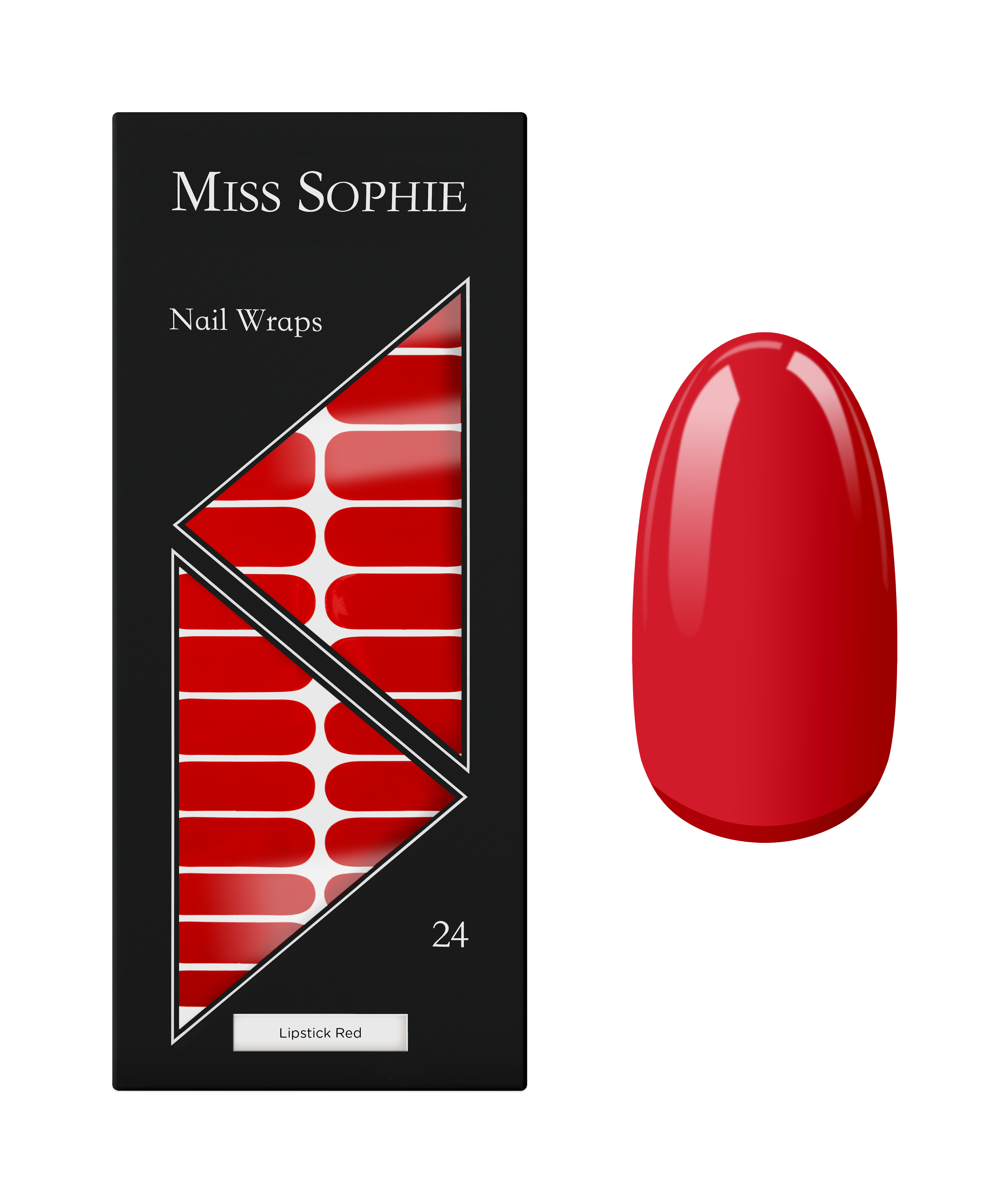 miss-sophie-s-lipstick-red-nagelfolien-klassisches-kr-ftiges-rot-einfarbig image 1