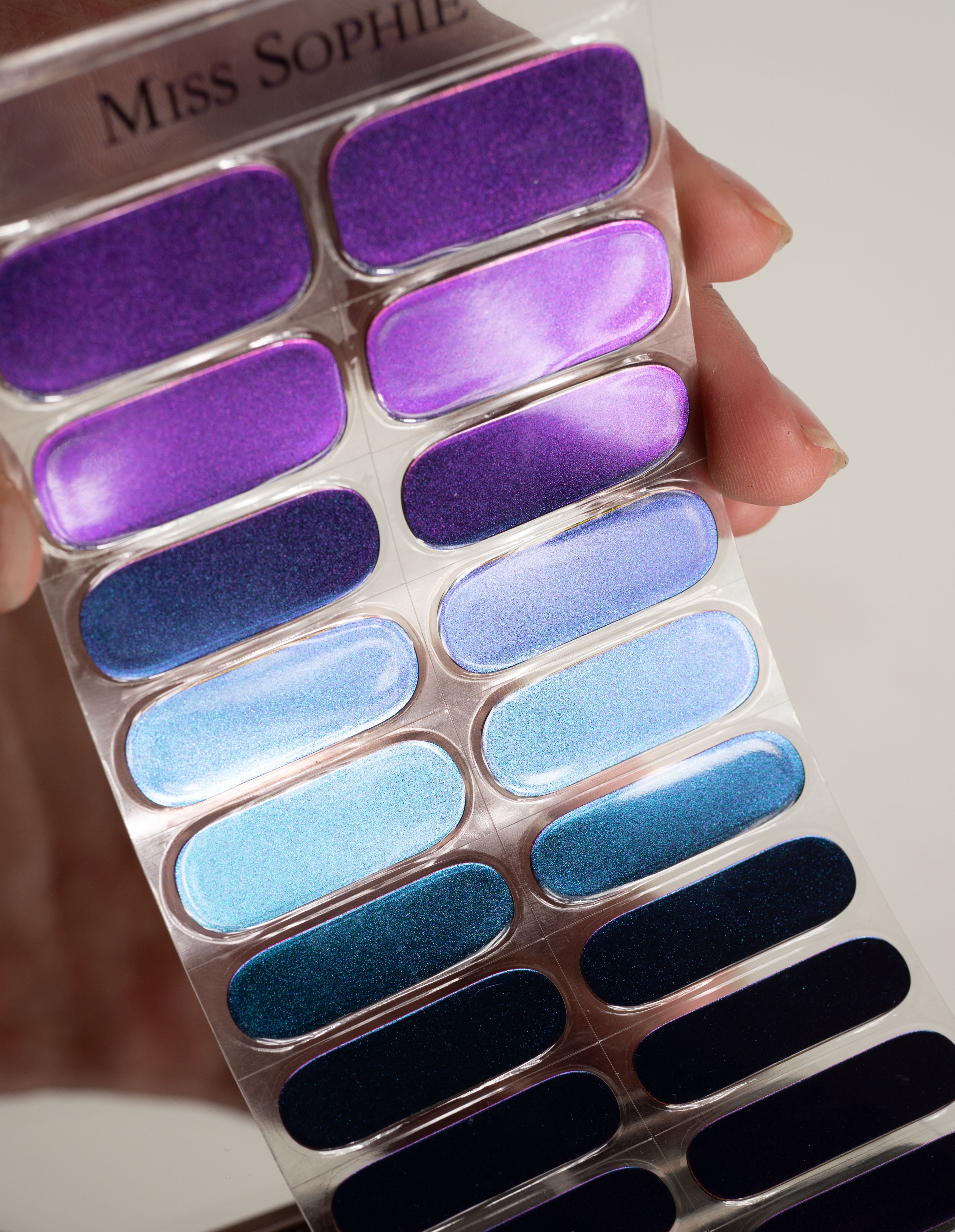 miss-sophie-s-little-mermaid-uv-uv-gel-press-on-n-gel-mit-blau-violett-verlauf-u image 3