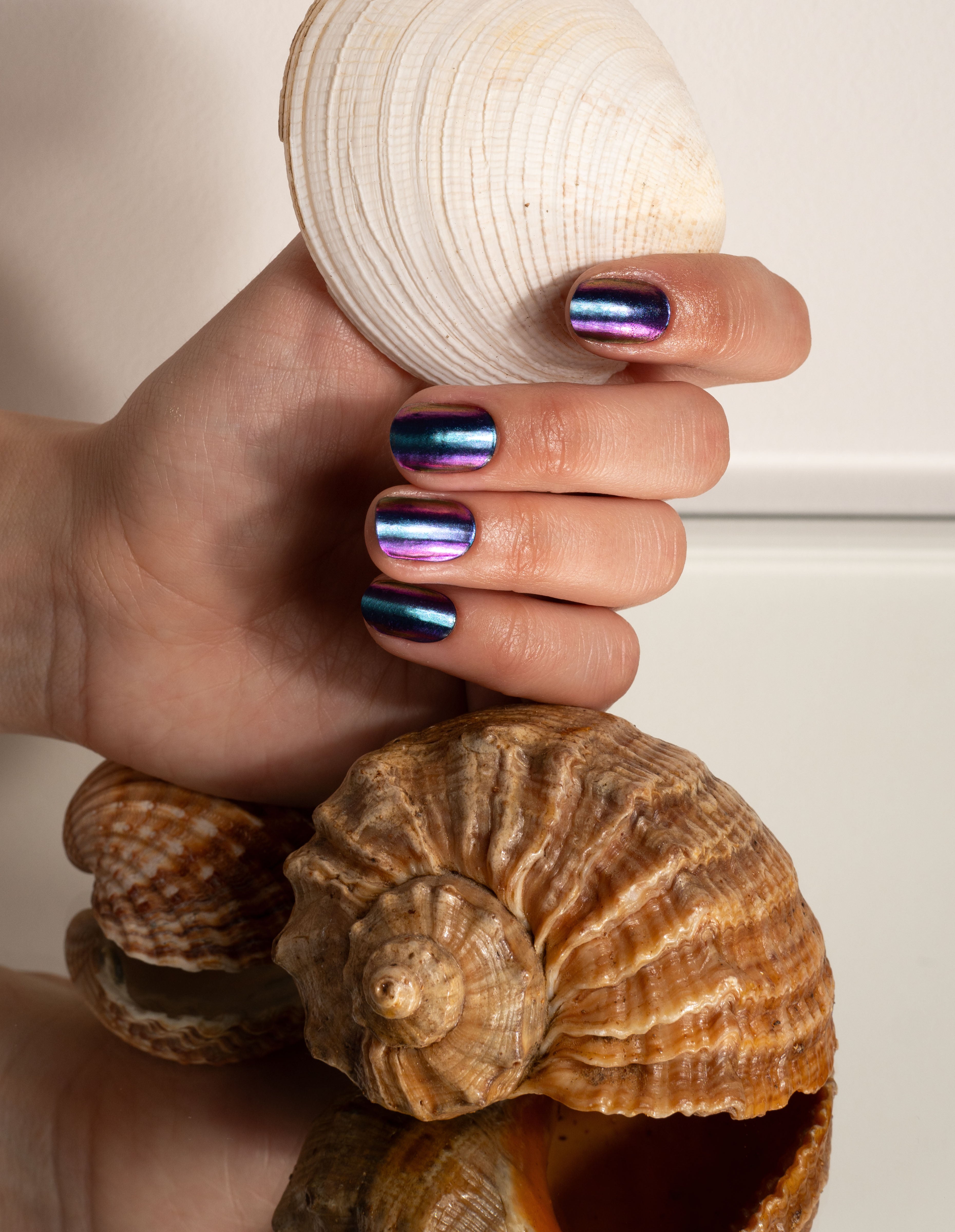 miss-sophie-s-little-mermaid-uv-uv-gel-press-on-n-gel-mit-blau-violett-verlauf-u image 2
