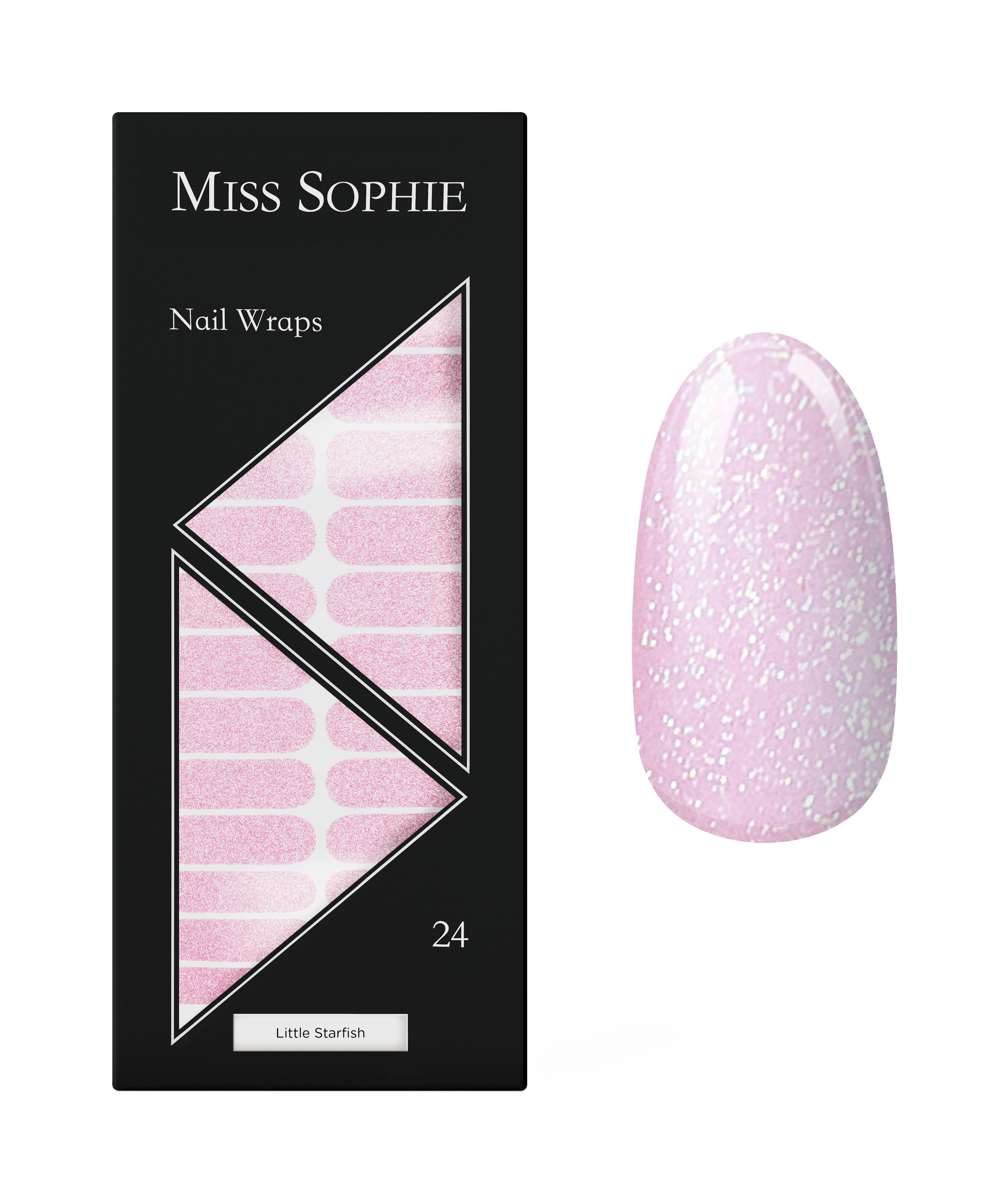 miss-sophie-s-little-starfish-nagelfolien-in-zartem-pink-mit-funkelndem-glitter- image 1
