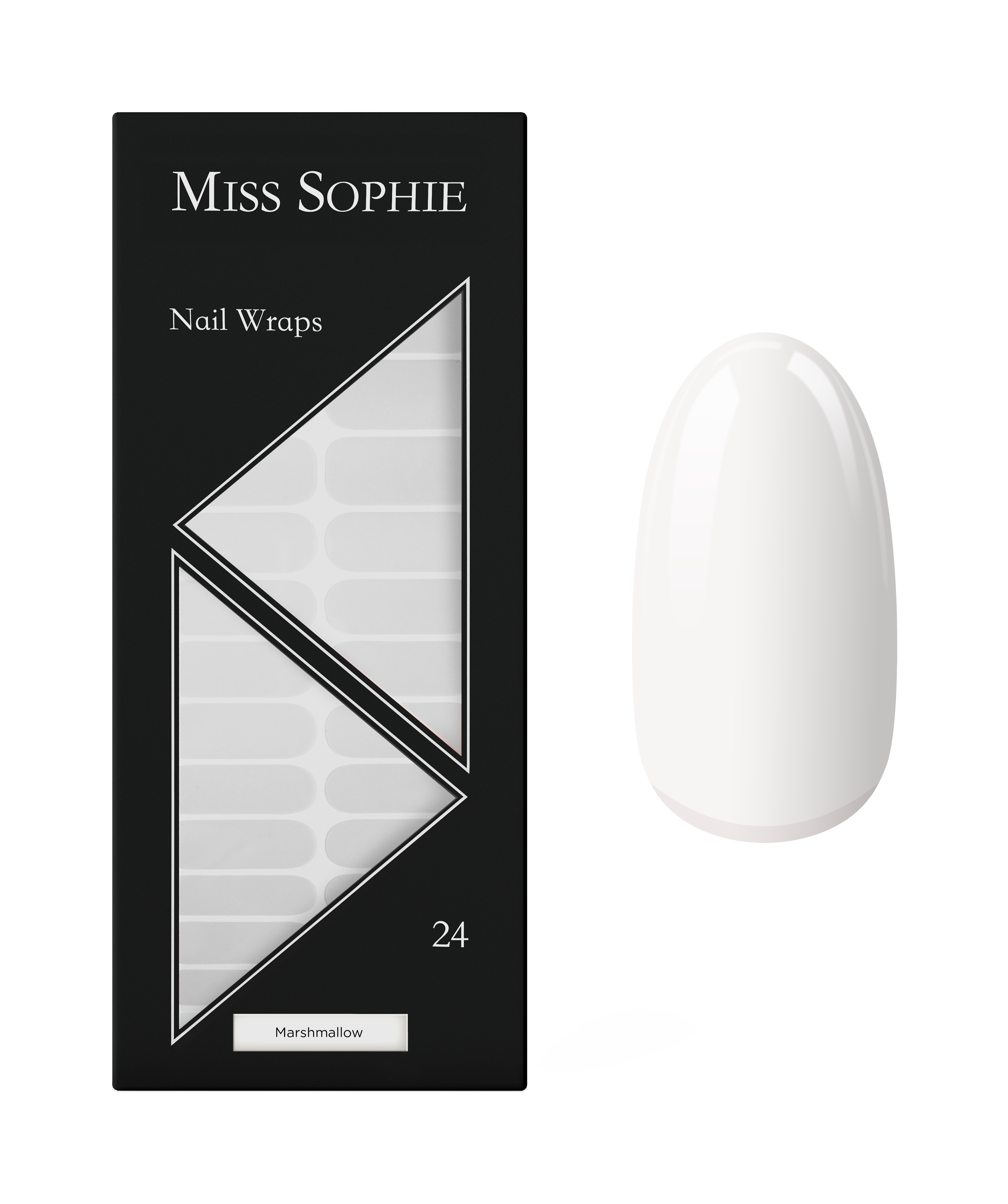 miss-sophie-s-marshmallow-nagelfolien-reinwei-deckend-standard-nail-wraps image 1
