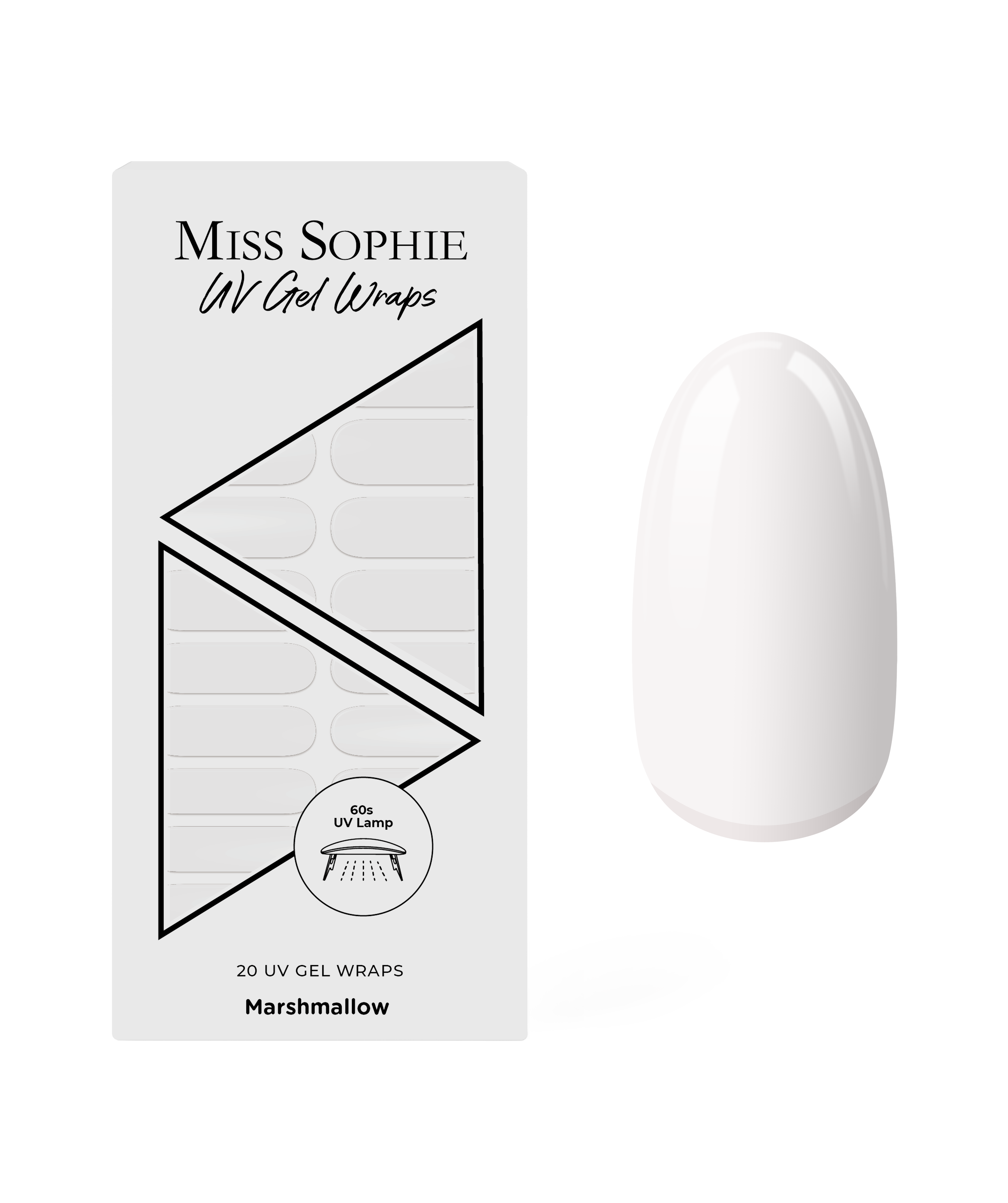 miss-sophie-s-marshmallow-uv-gel-nagelfolien-reines-wei-deckender-solid-look image 1