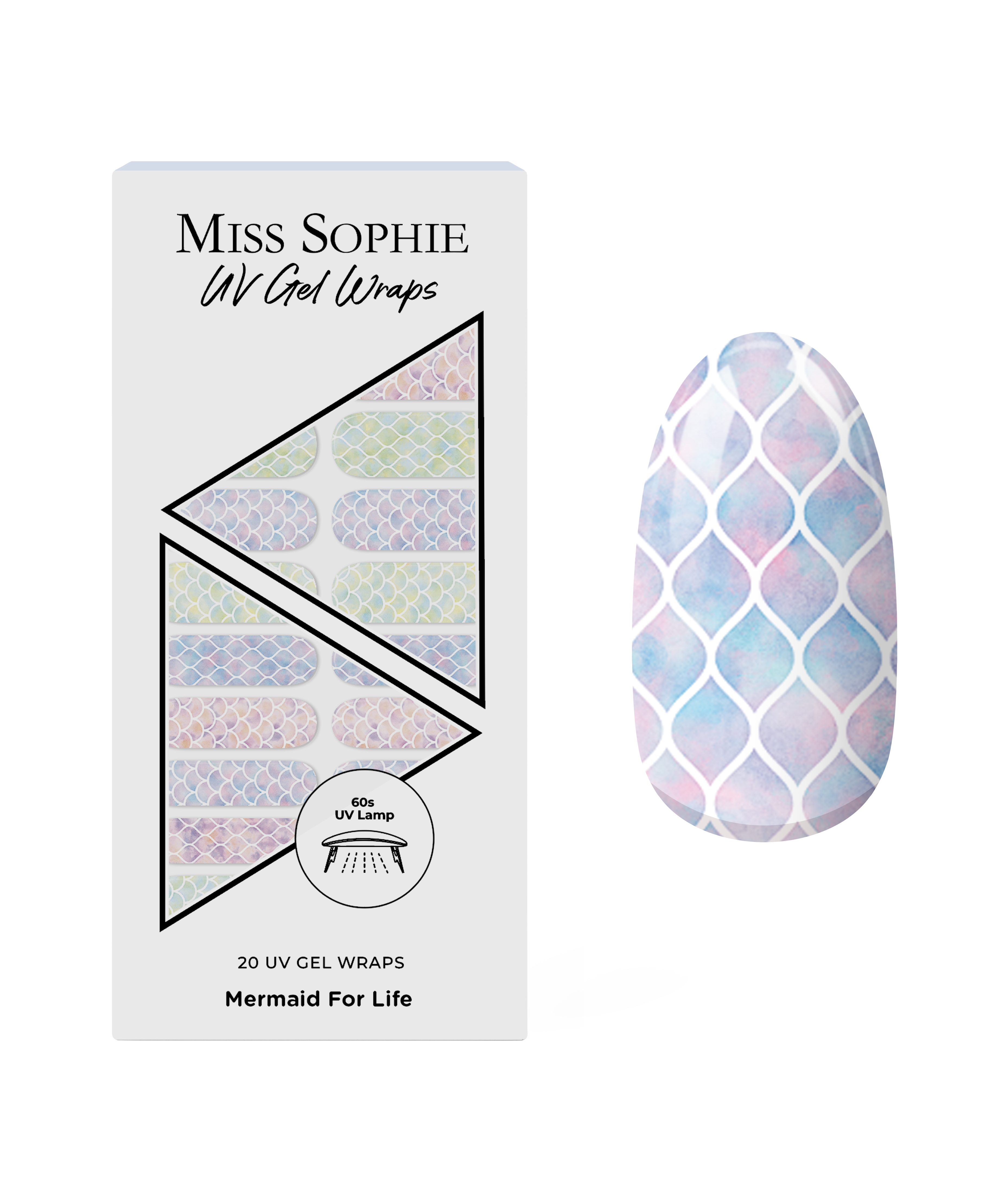 miss-sophie-s-mermaid-for-life-uv-uv-gel-nagelfolien-pastell-mit-schuppen-muster image 1