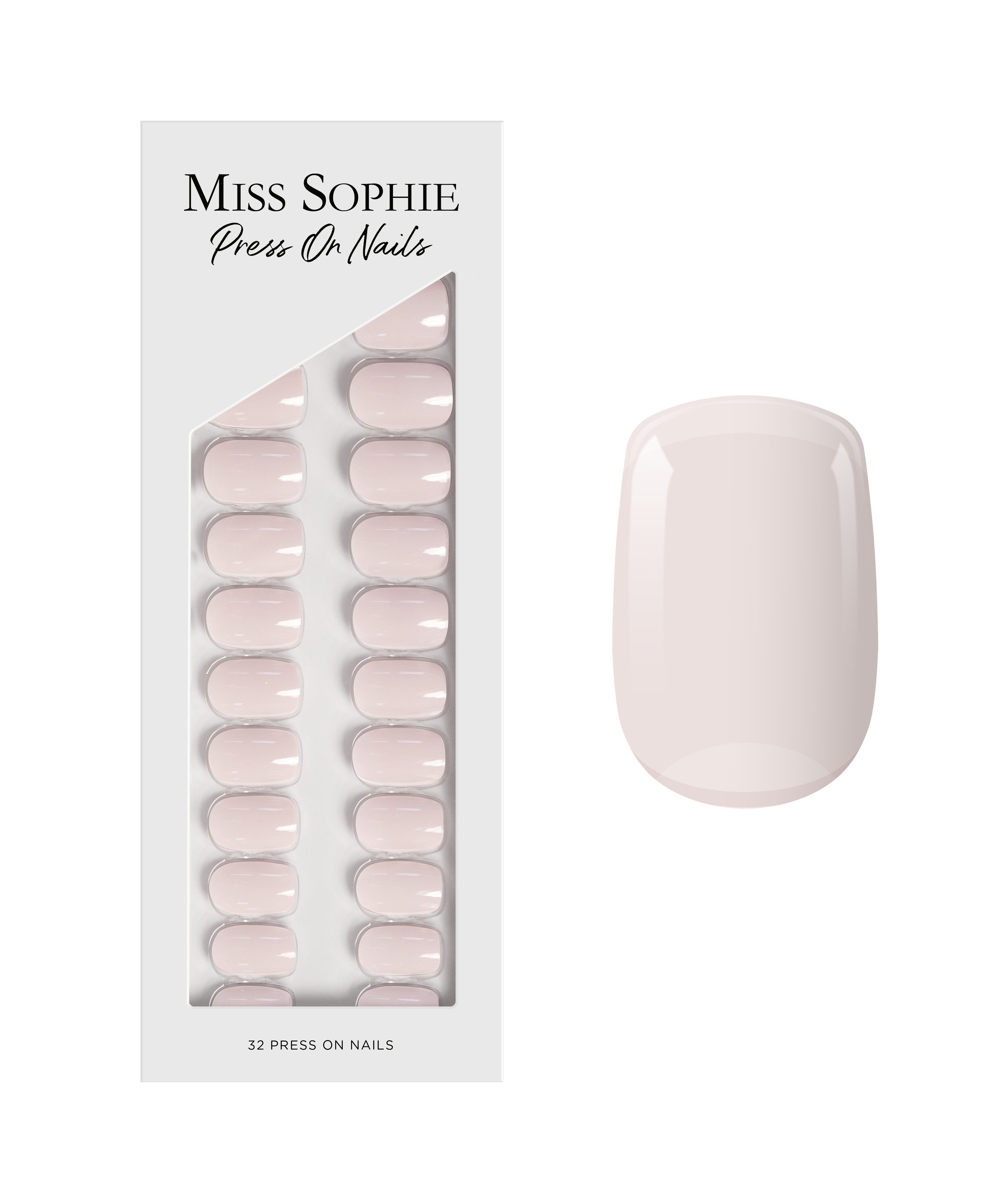 miss-sophie-s-milky-white-press-on-nails-short-square-milchig-wei-e-kunstn-gel-k image 1