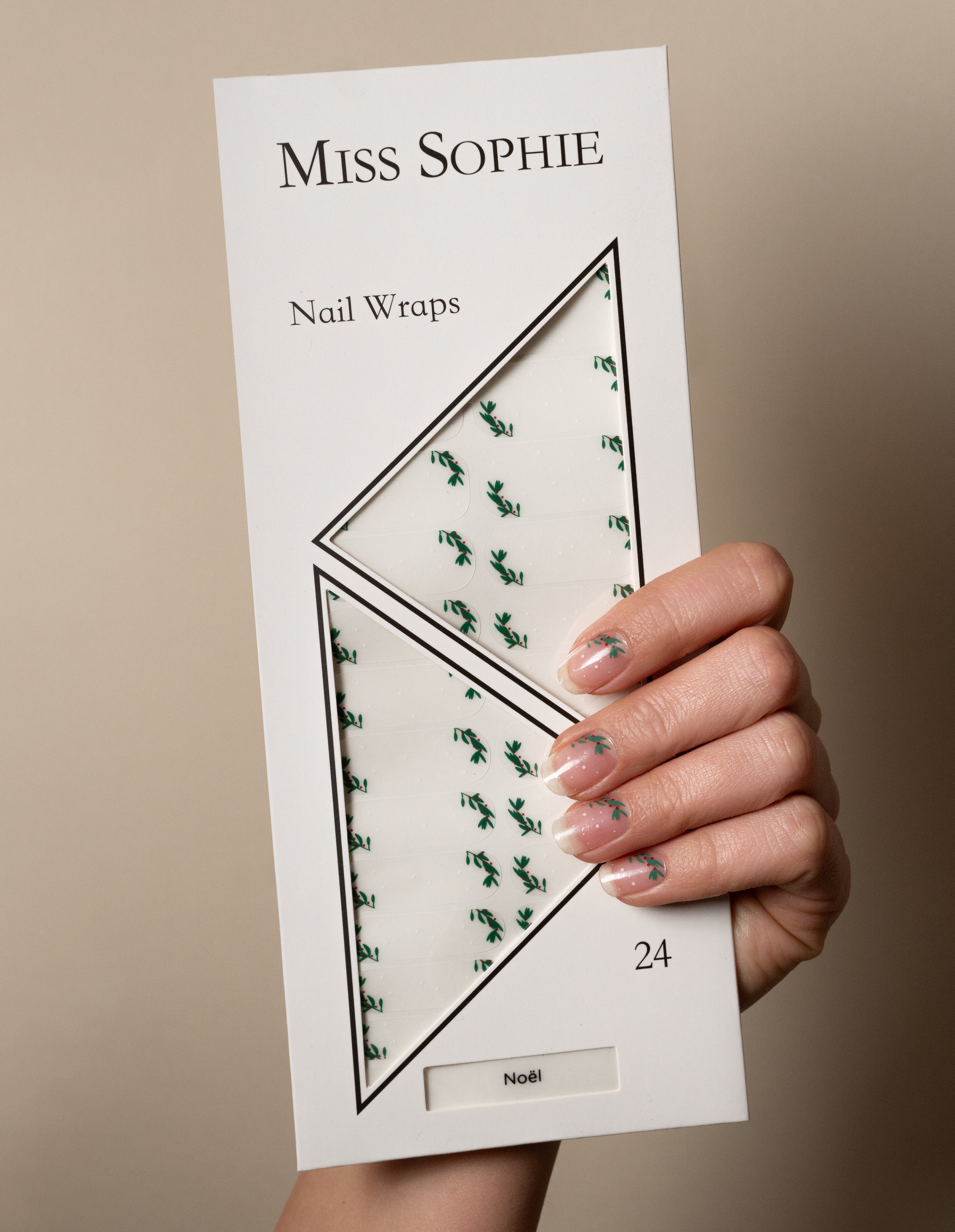 miss-sophie-s-no-l-nagelfolien-transparentes-weihnachtsdesign-mit-mistelzweigen image 3