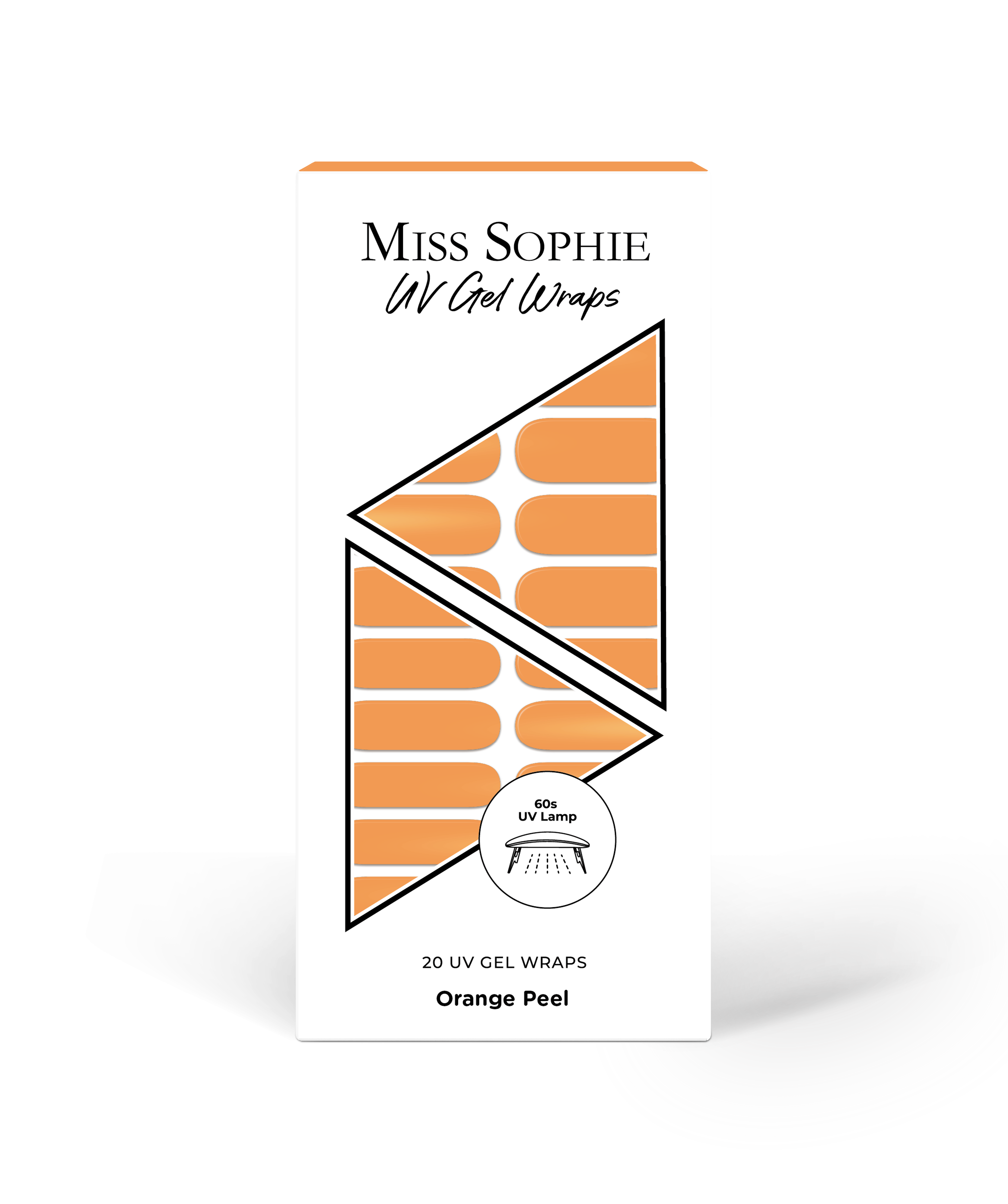 miss-sophie-s-orange-peel-uv-uv-nail-wraps-in-leuchtendem-orange-solid-finish-m- image 5