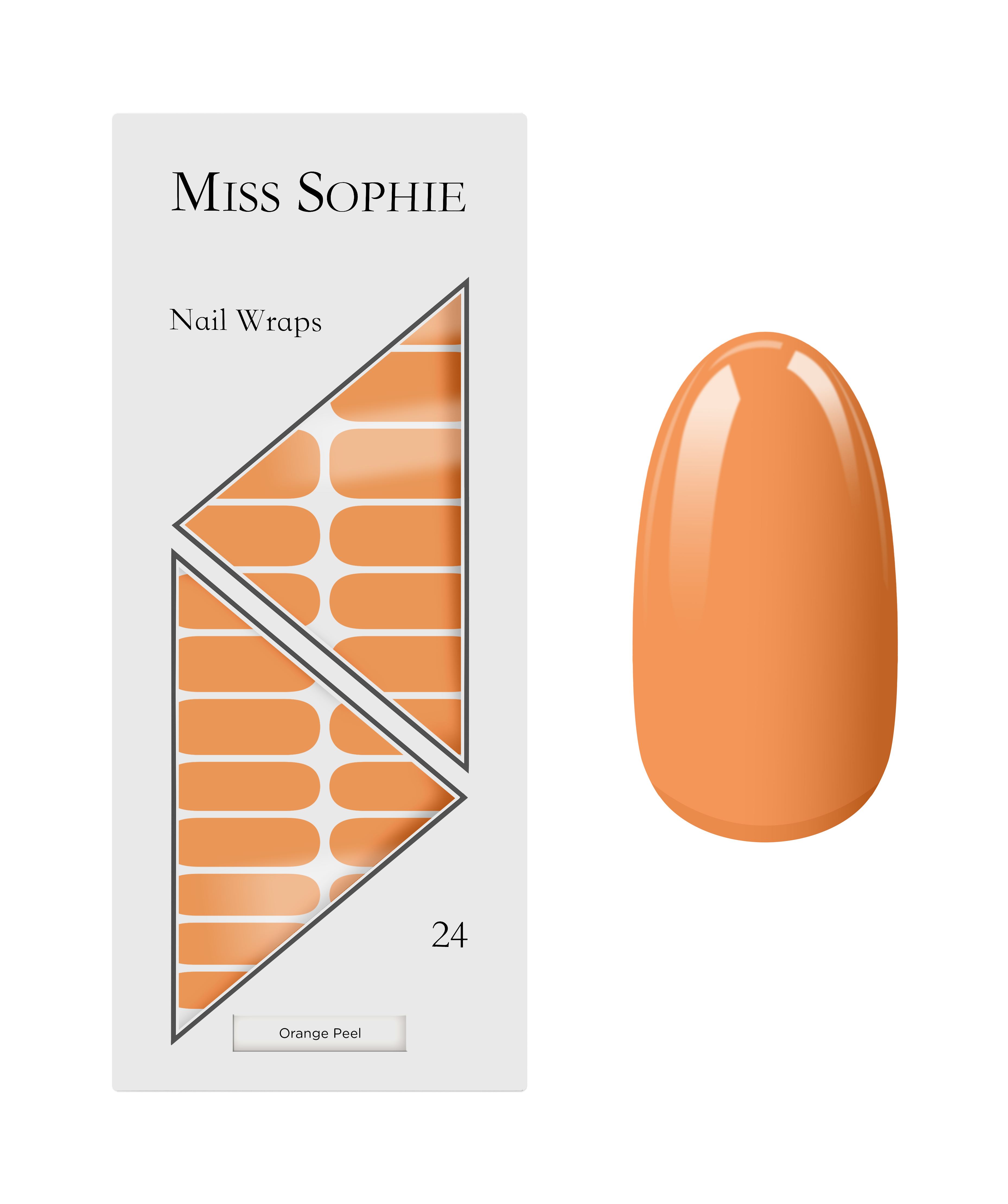 miss-sophie-s-orange-peel-nagelfolien-sonniges-orange-einfarbig-outlet image 1