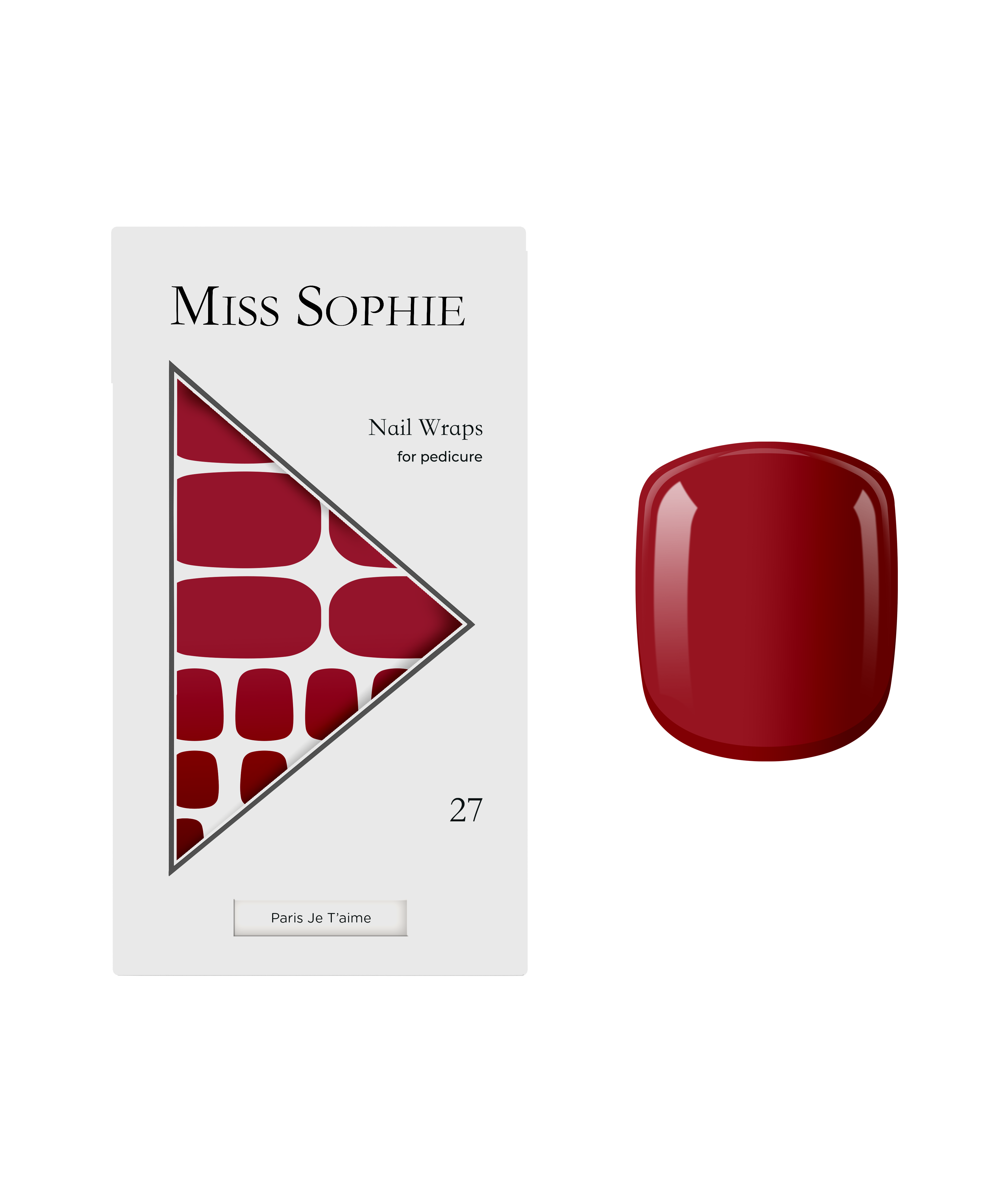miss-sophie-s-paris-je-t-aime-pedicure-nail-wraps-klassisches-rot-f-r-zehenn-gel image 1