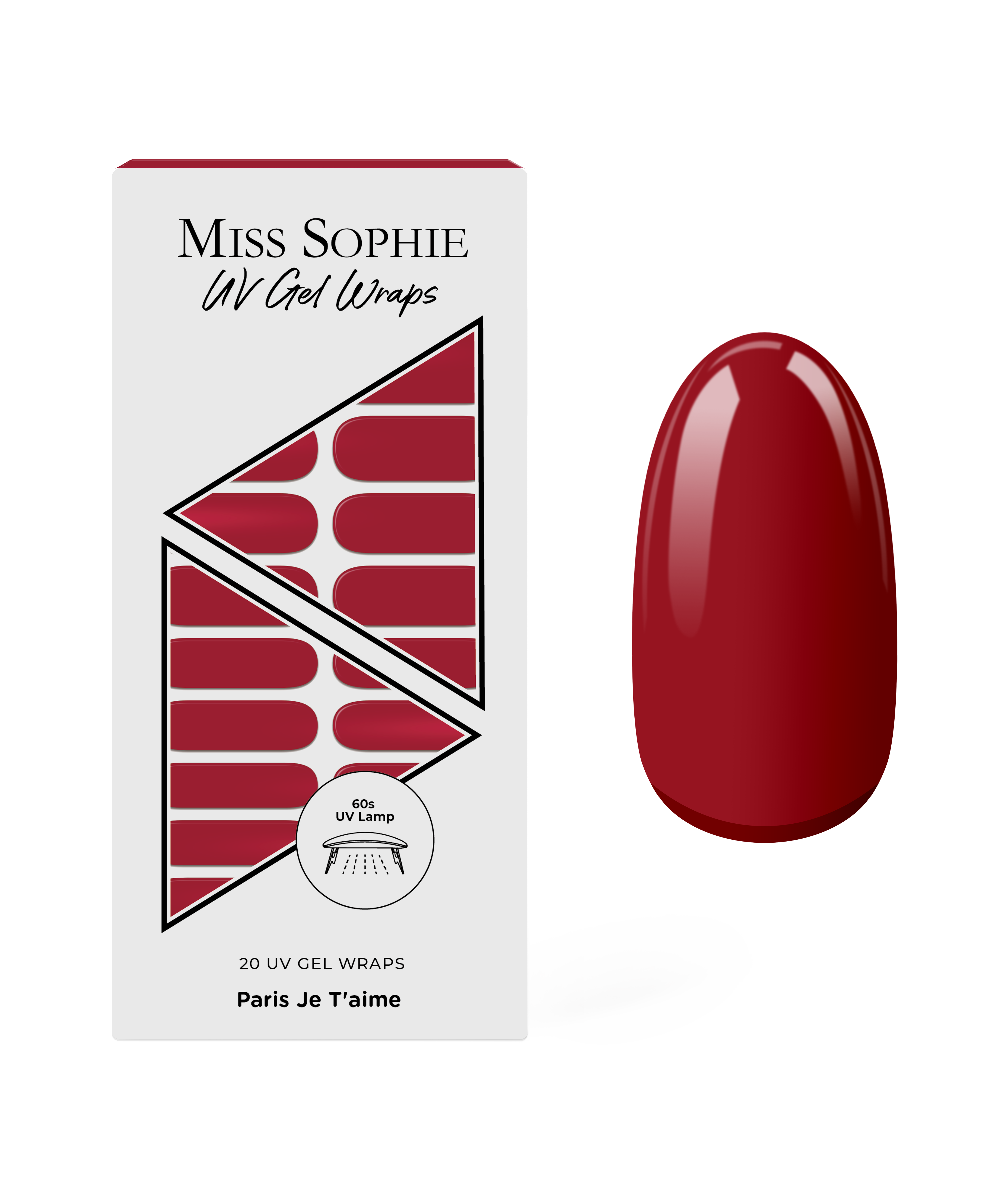 miss-sophie-s-paris-je-t-aime-uv-uv-gel-nail-wraps-in-klassischem-rot-solid-fini image 1