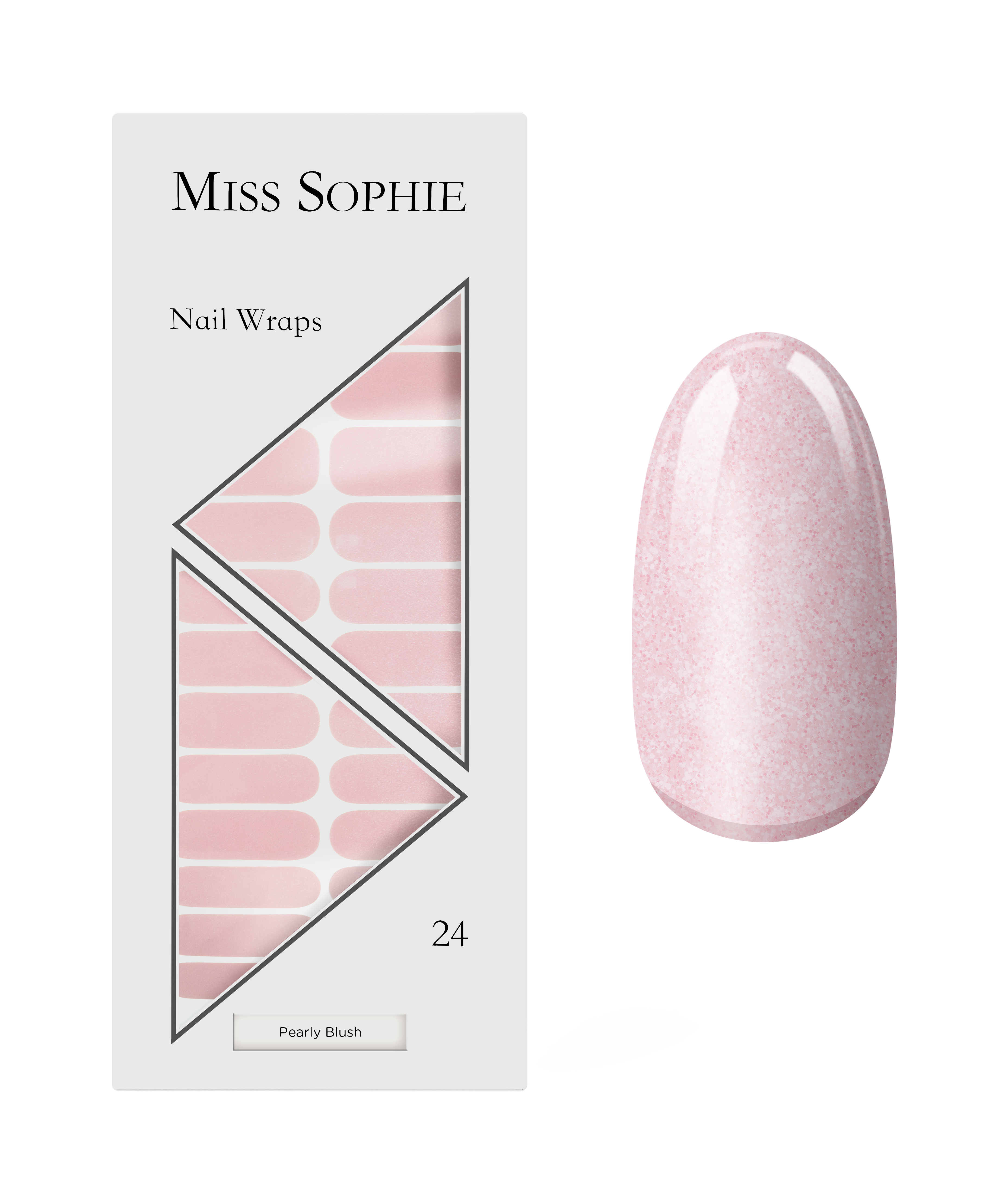 miss-sophie-s-pearly-blush-nagelfolie-glitzer-nagelwraps-in-perlmutt-nude-mit-ho image 1
