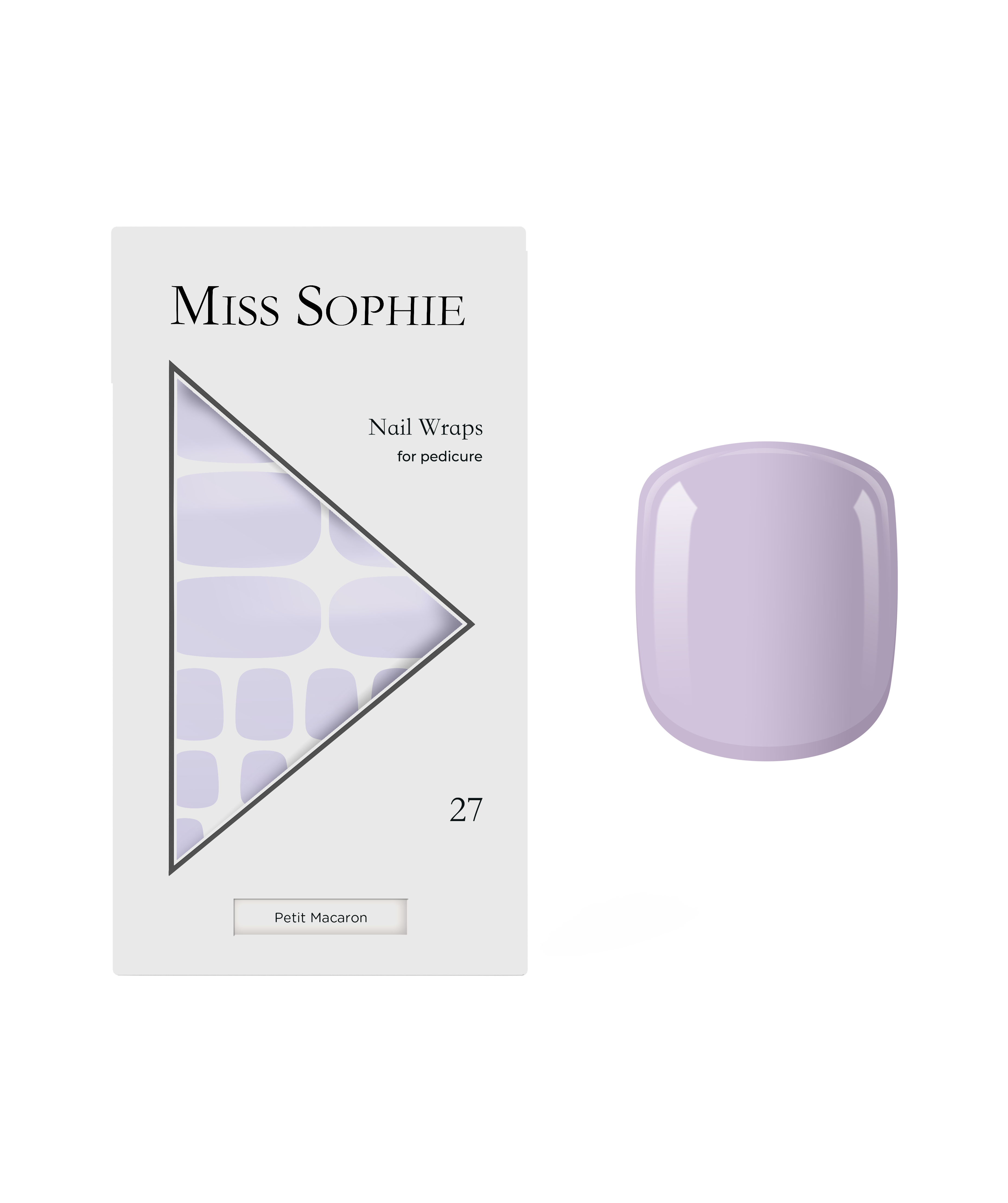 miss-sophie-s-petit-macaron-pedicure-nagelfolien-zartes-flieder-uni-design-f-r-z image 1