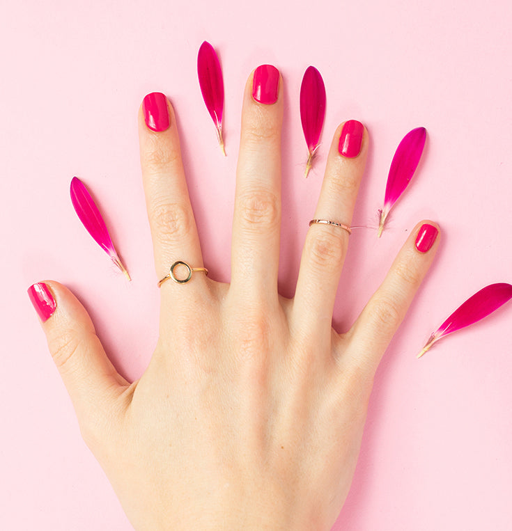 miss-sophie-s-pink-perfection-uv-uv-gel-nail-wraps-in-leuchtendem-pink-solid-fin image 3