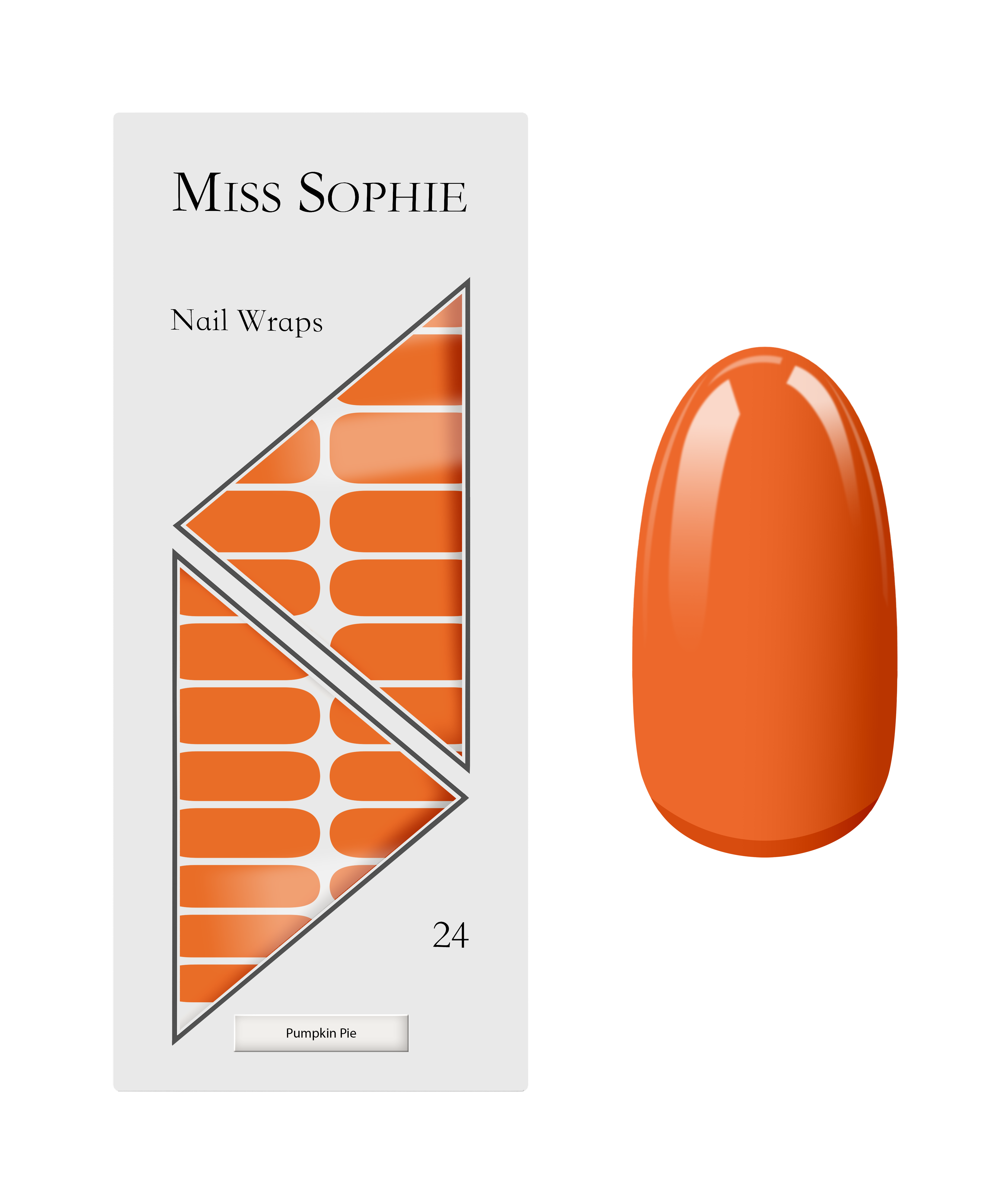 miss-sophie-s-pumpkin-pie-nagelfolien-leuchtendes-warmes-orange-f-r-den-herbst image 1