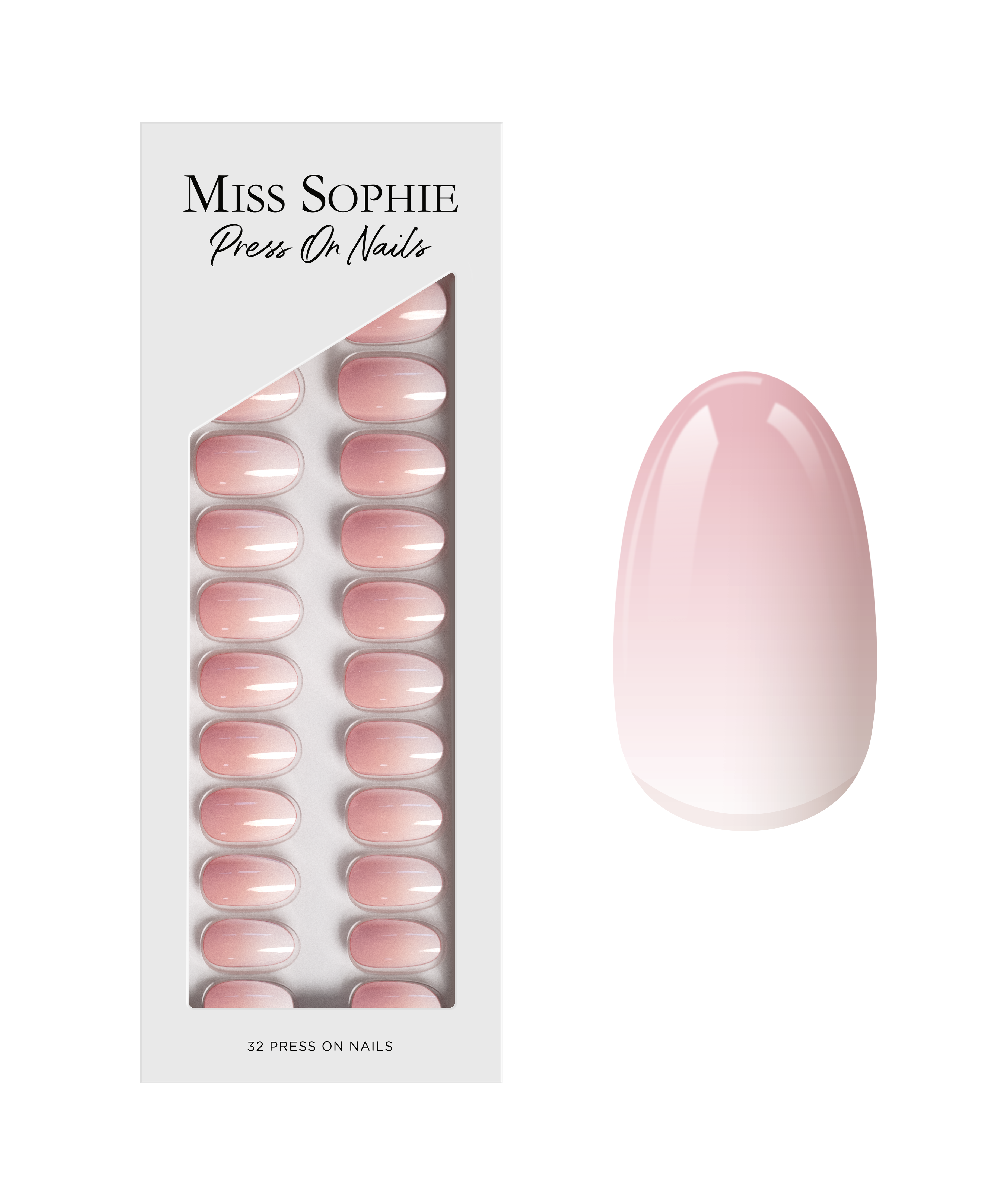 miss-sophie-s-rose-babyboomer-press-on-nails-short-round-falsche-n-gel-in-ros-we image 1