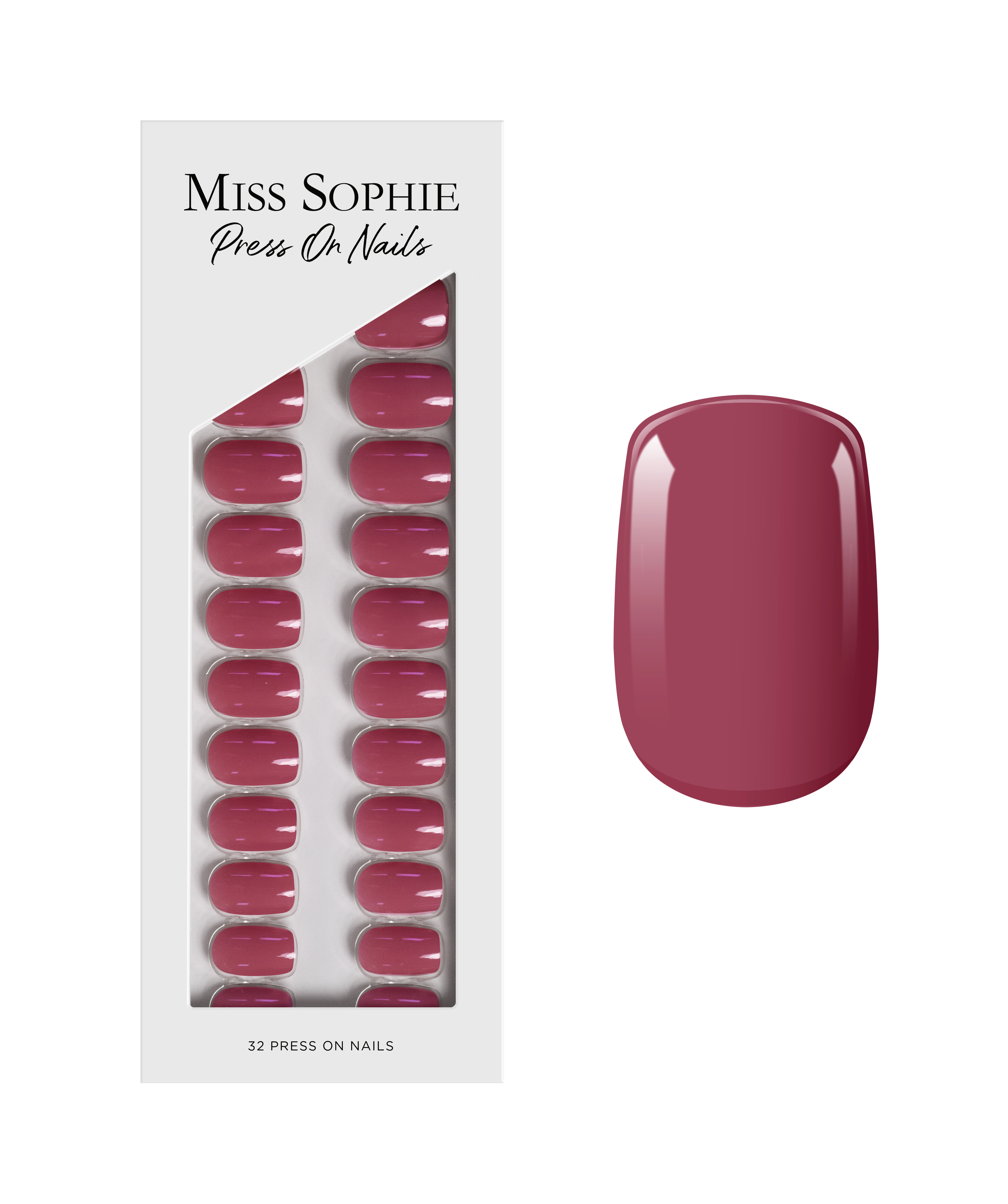 miss-sophie-s-rosewood-love-press-on-n-gel-short-square-kurzquadratische-kunstn- image 1