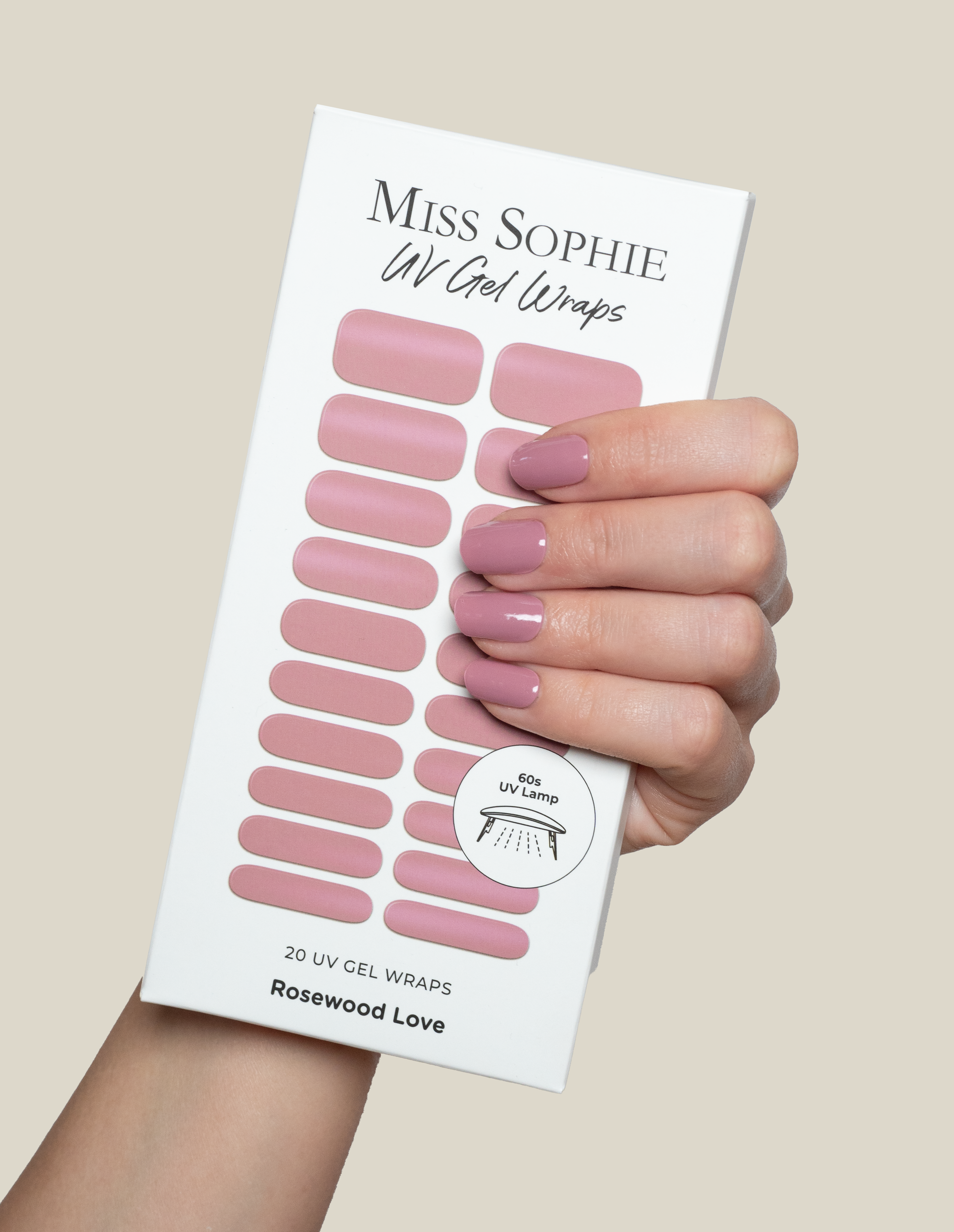 miss-sophie-s-rosewood-love-uv-nagelfolien-klassisches-ros-uv-gel-wraps-in-einfa image 3