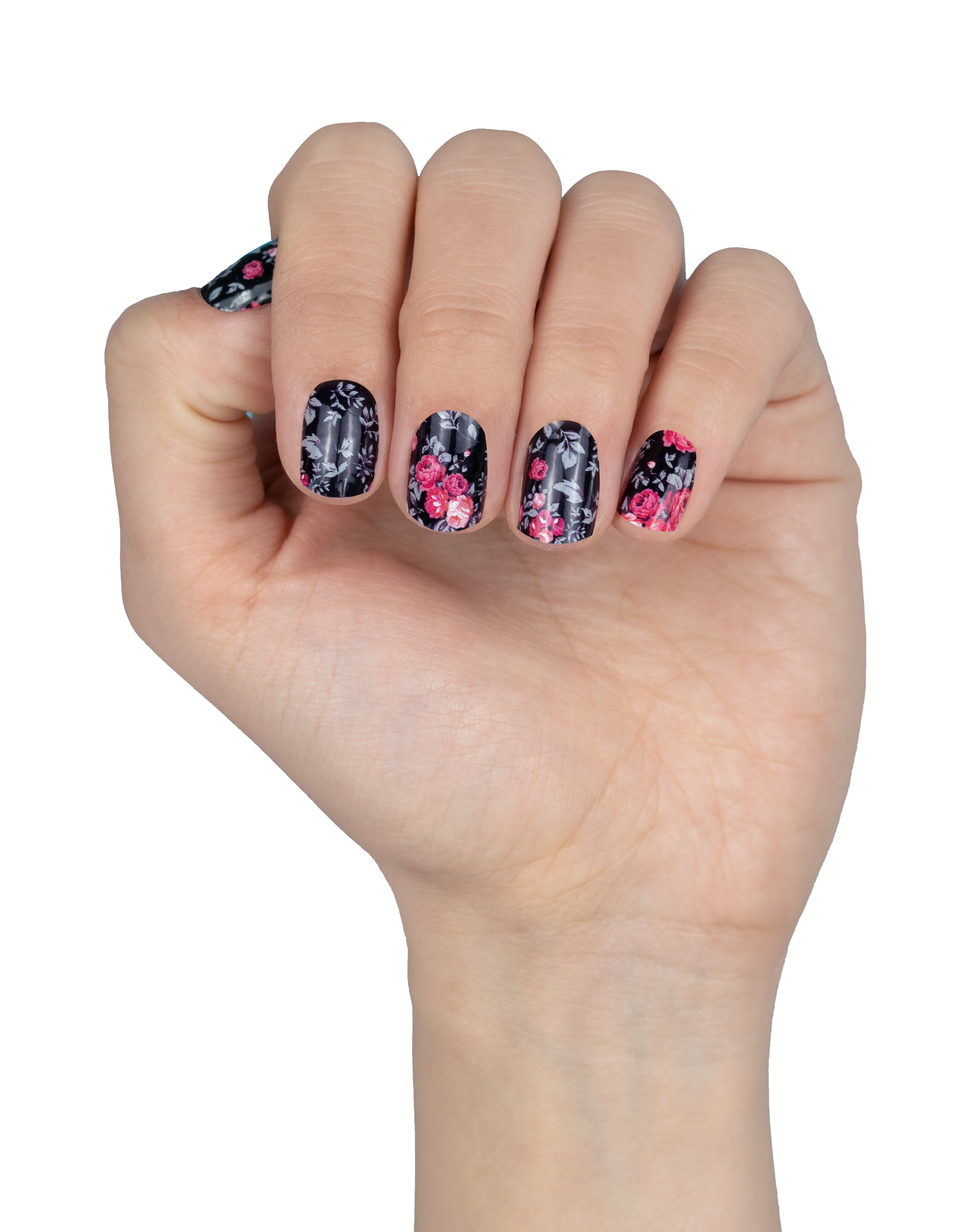 miss-sophie-s-sleeping-beauty-nagelfolien-dunkles-ros-mit-blumen-design-outlet-s image 2
