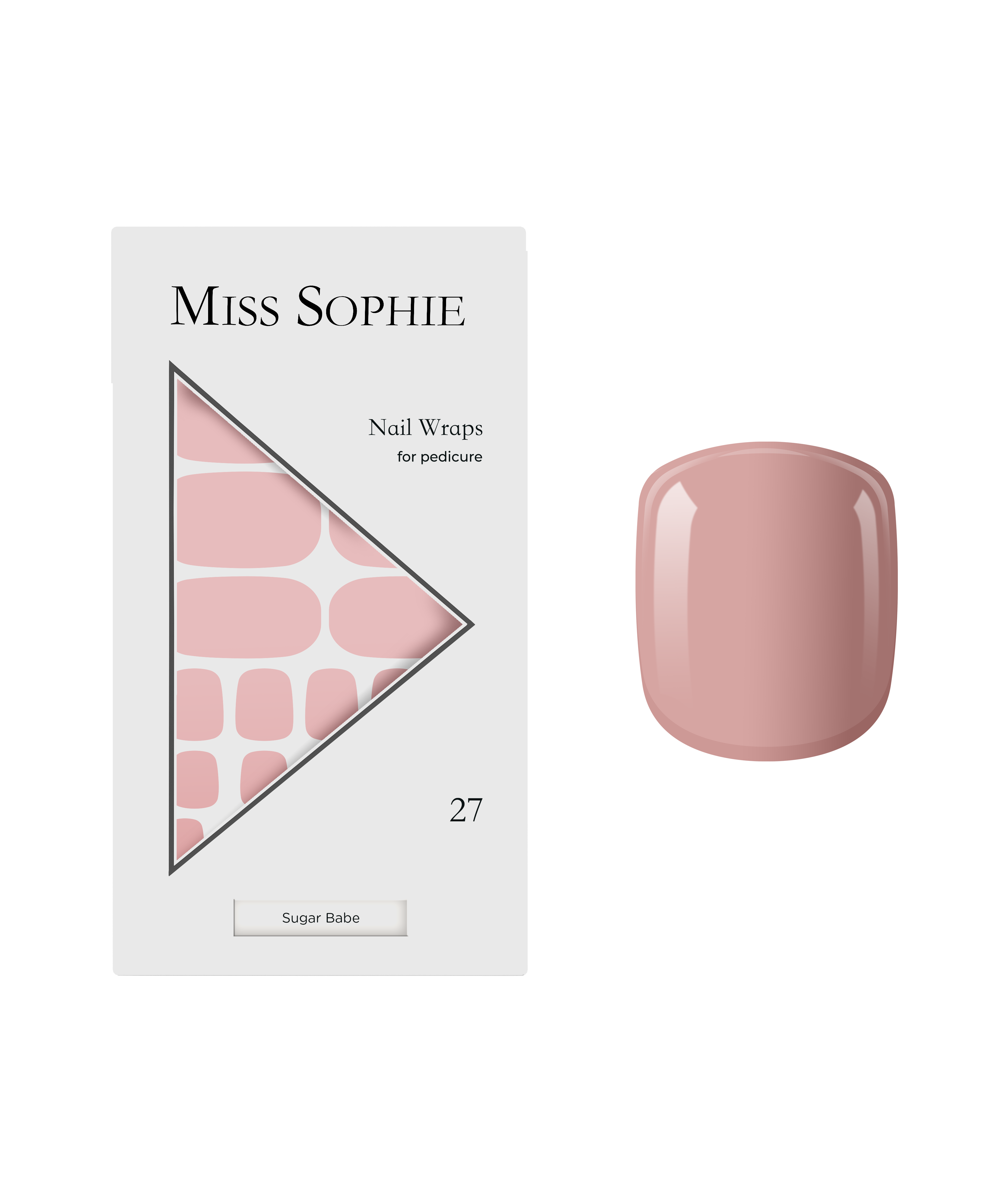 miss-sophie-s-sugar-babe-pedicure-nagelfolien-elegantes-nude-mit-zartem-pink-unt image 1