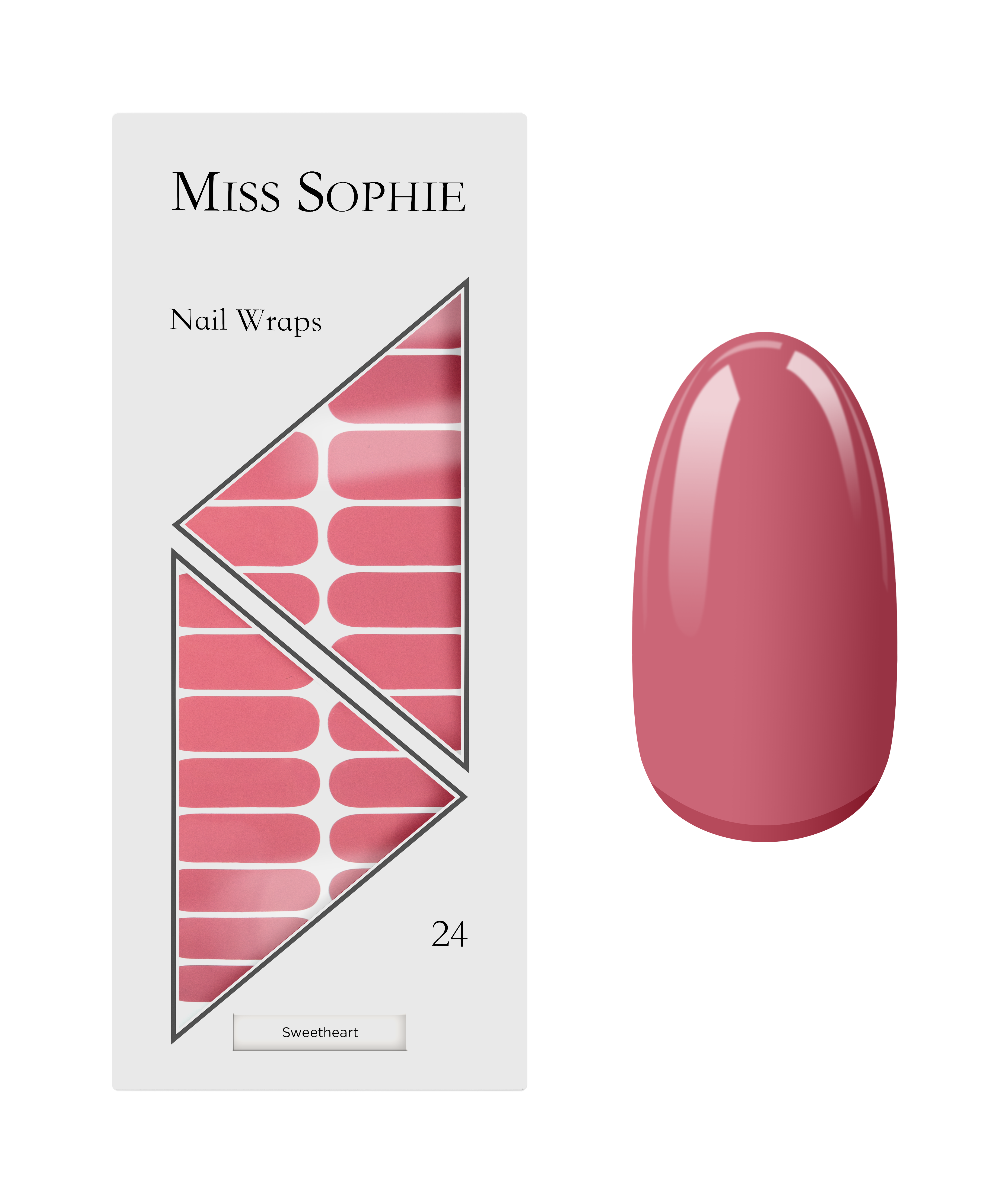 miss-sophie-s-sweetheart-nagelfolien-pudriges-rosa-24-folien-klassische-nagelfol image 1