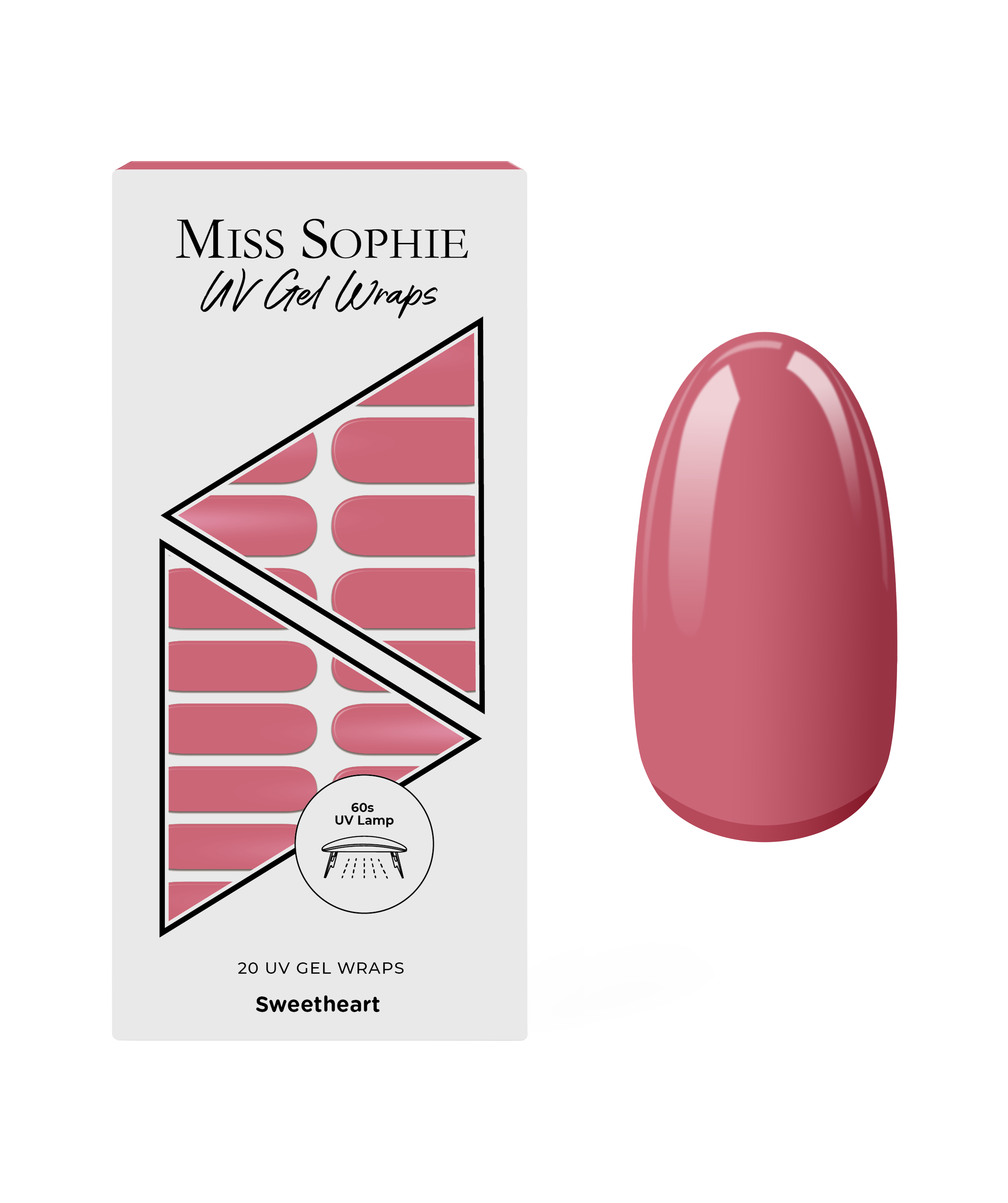 miss-sophie-s-sweetheart-uv-uv-gel-nagelfolien-in-puderrosa-solid image 1