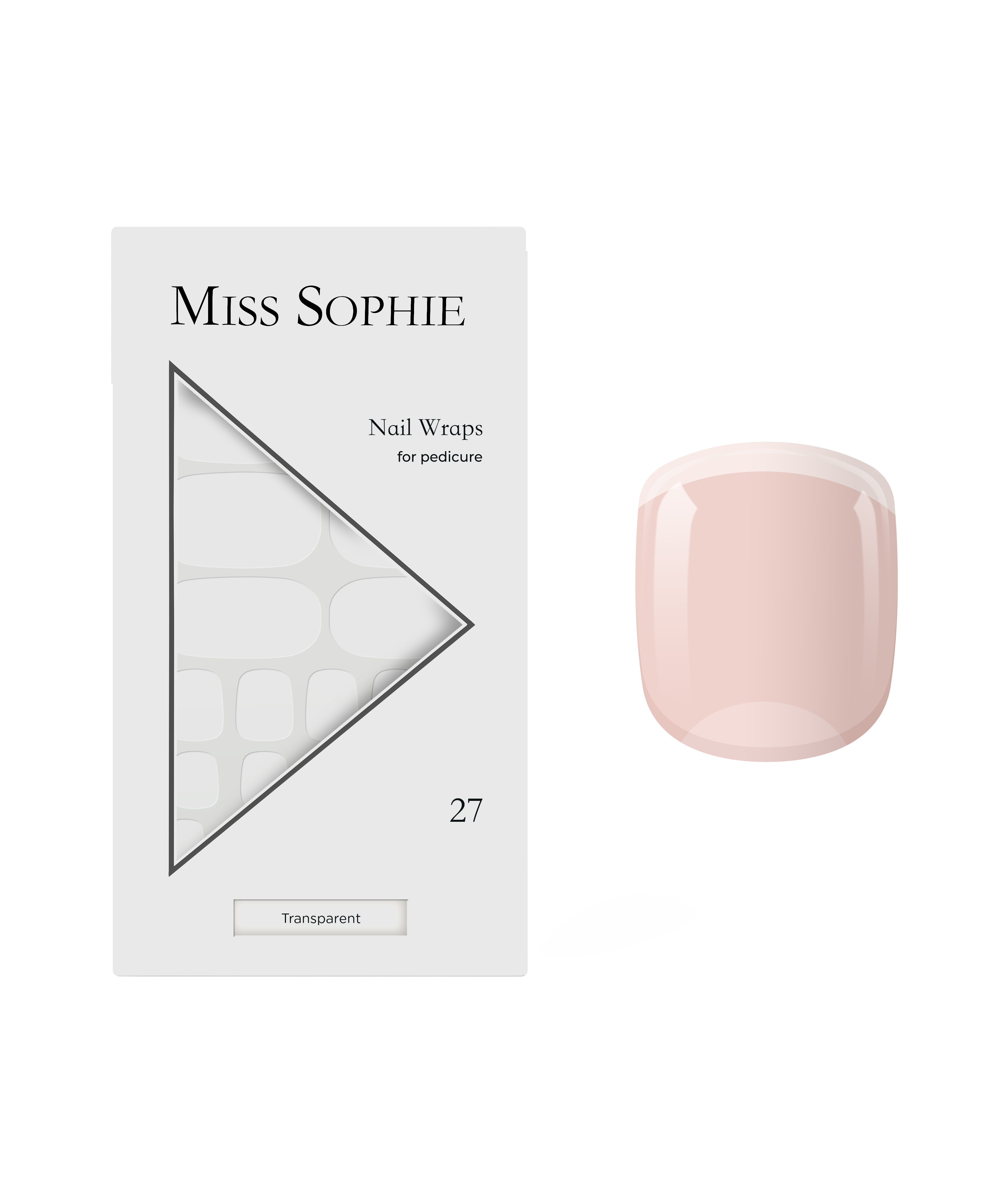 miss-sophie-s-transparent-pedicure-transparente-nail-wraps-f-r-die-pedicure-nude image 1