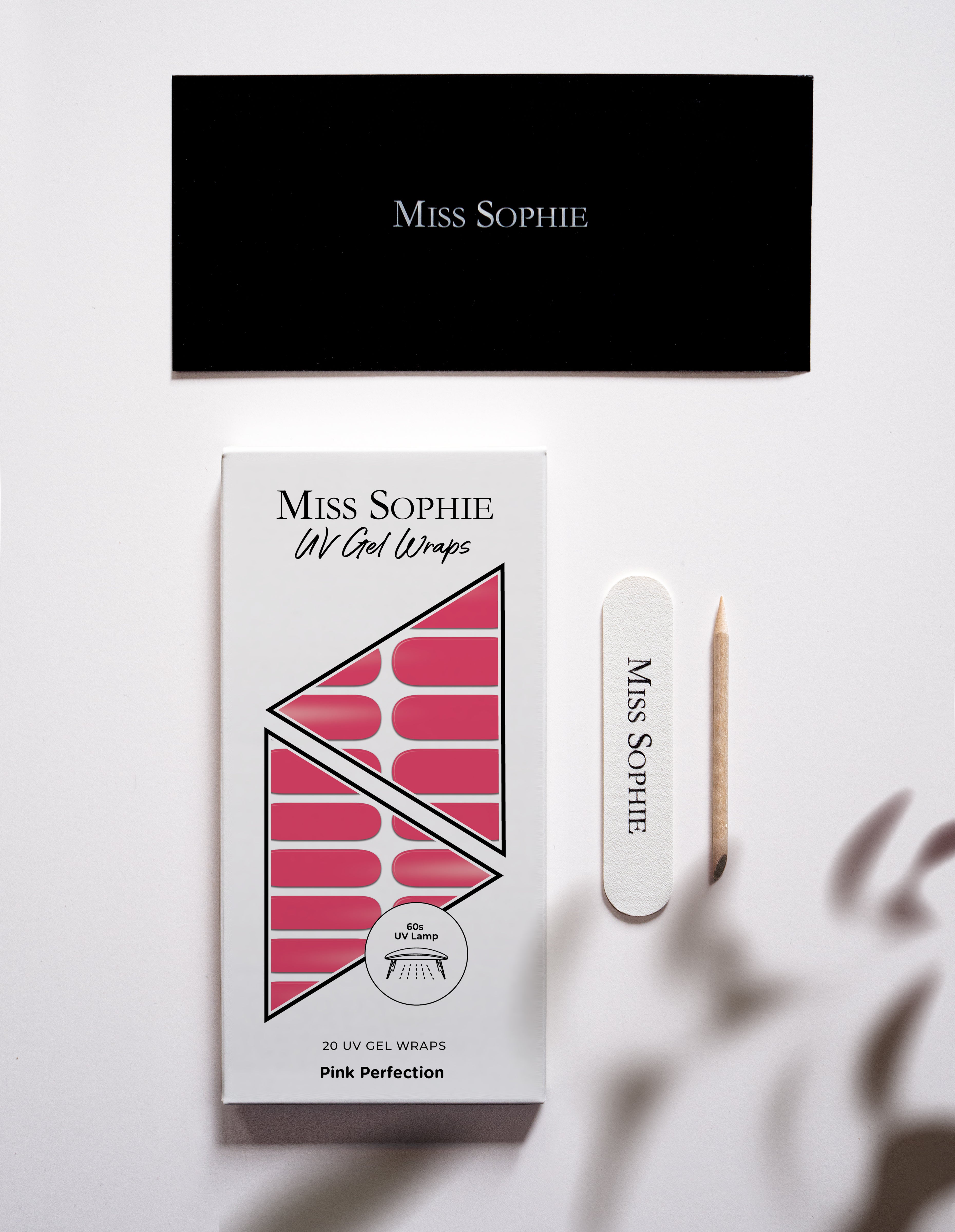 miss-sophie-s-pink-perfection-uv-uv-gel-nail-wraps-in-leuchtendem-pink-solid-fin image 4