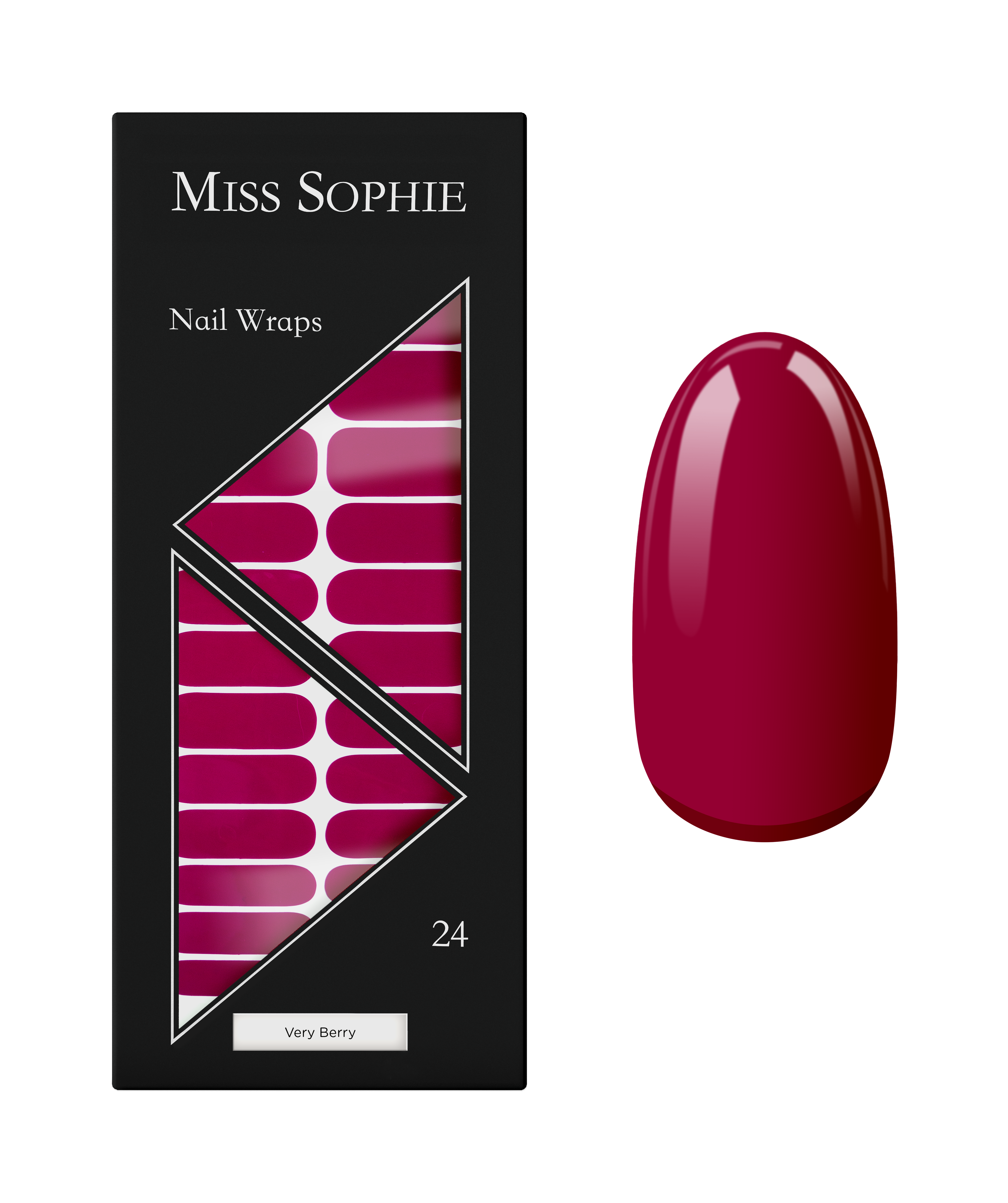 miss-sophie-s-very-berry-nagelfolien-in-strahlendem-beerton-solid image 1