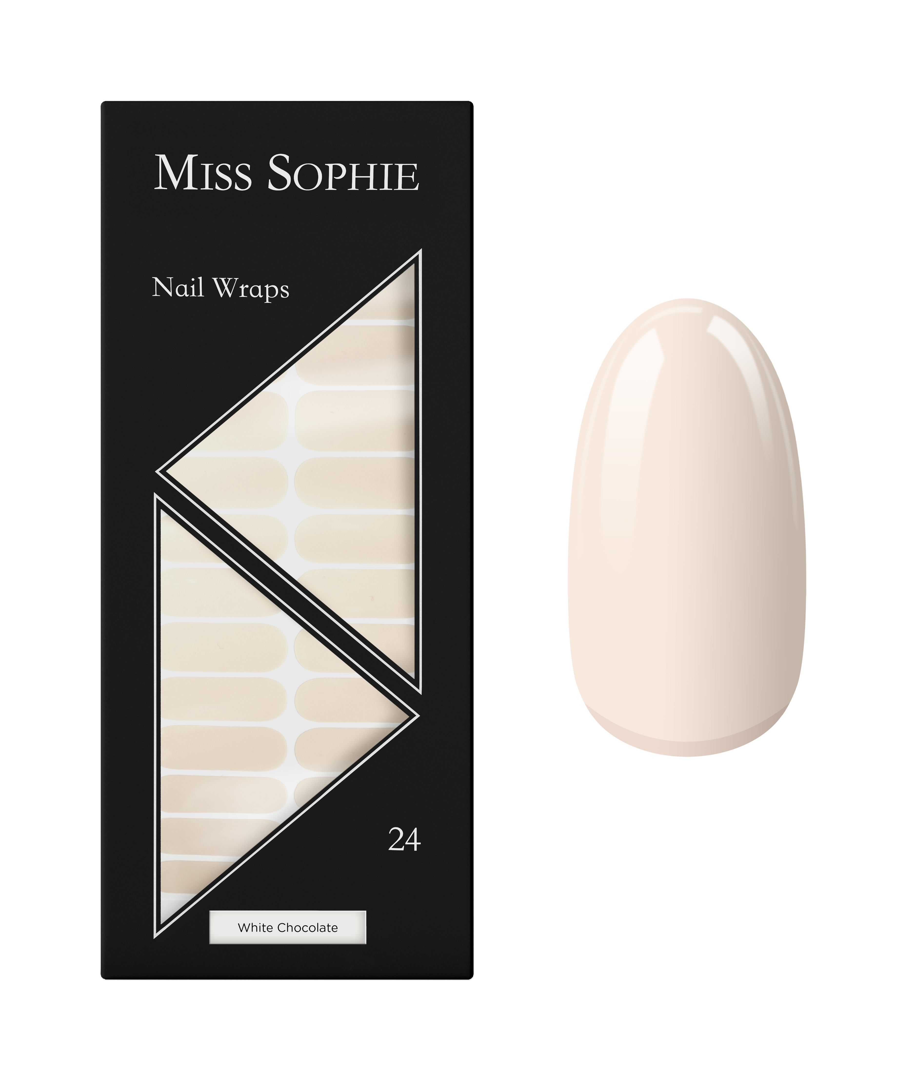 miss-sophie-s-white-chocolate-nagel-wraps-cremes-nude-nail-wraps-solid-collectio image 1